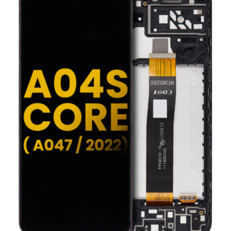 LCD Display mit Rahmen für Samsung Galaxy A04S (A047 / 2022) (professionell aufgearbeitet)