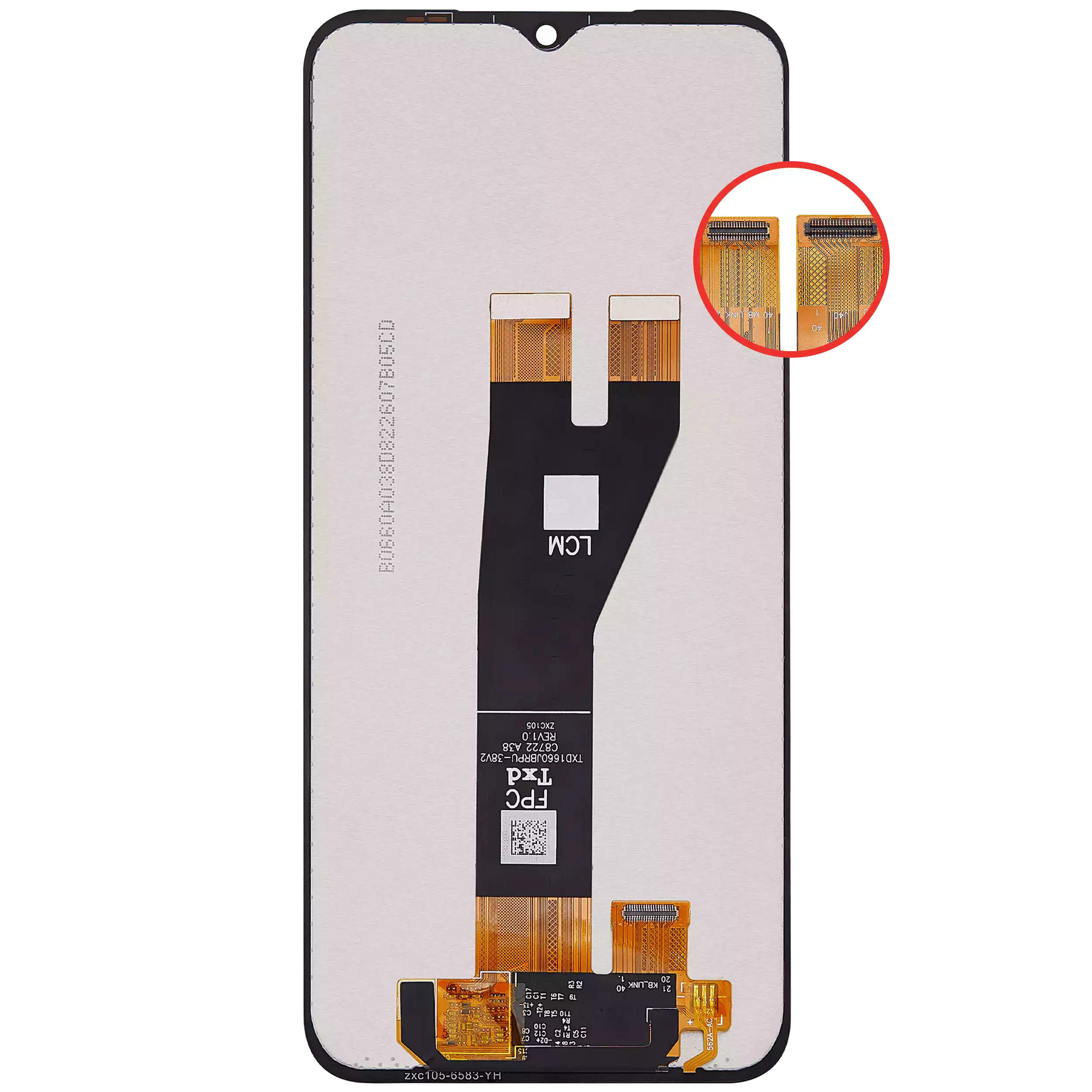 LCD Display ohne Rahmen für Samsung Galaxy A14 5G (A146U / A146P / A146V / A146W / 2023) (US-Version) (professionell aufgearbeitet) – Bild 4