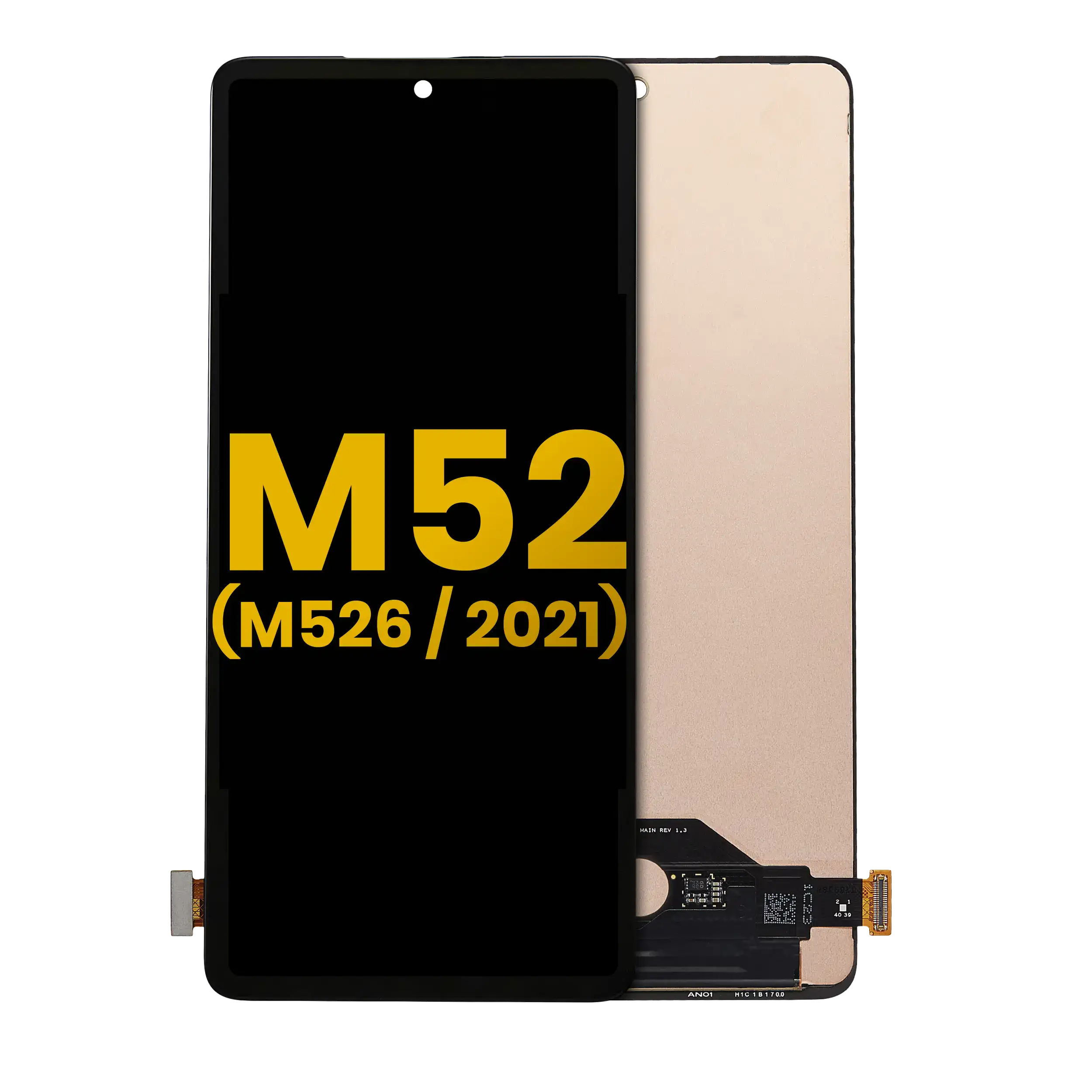 OLED Display mit Rahmen für Samsung Galaxy M52 5G (M526 / 2021) (Service Pack) – Bild 5