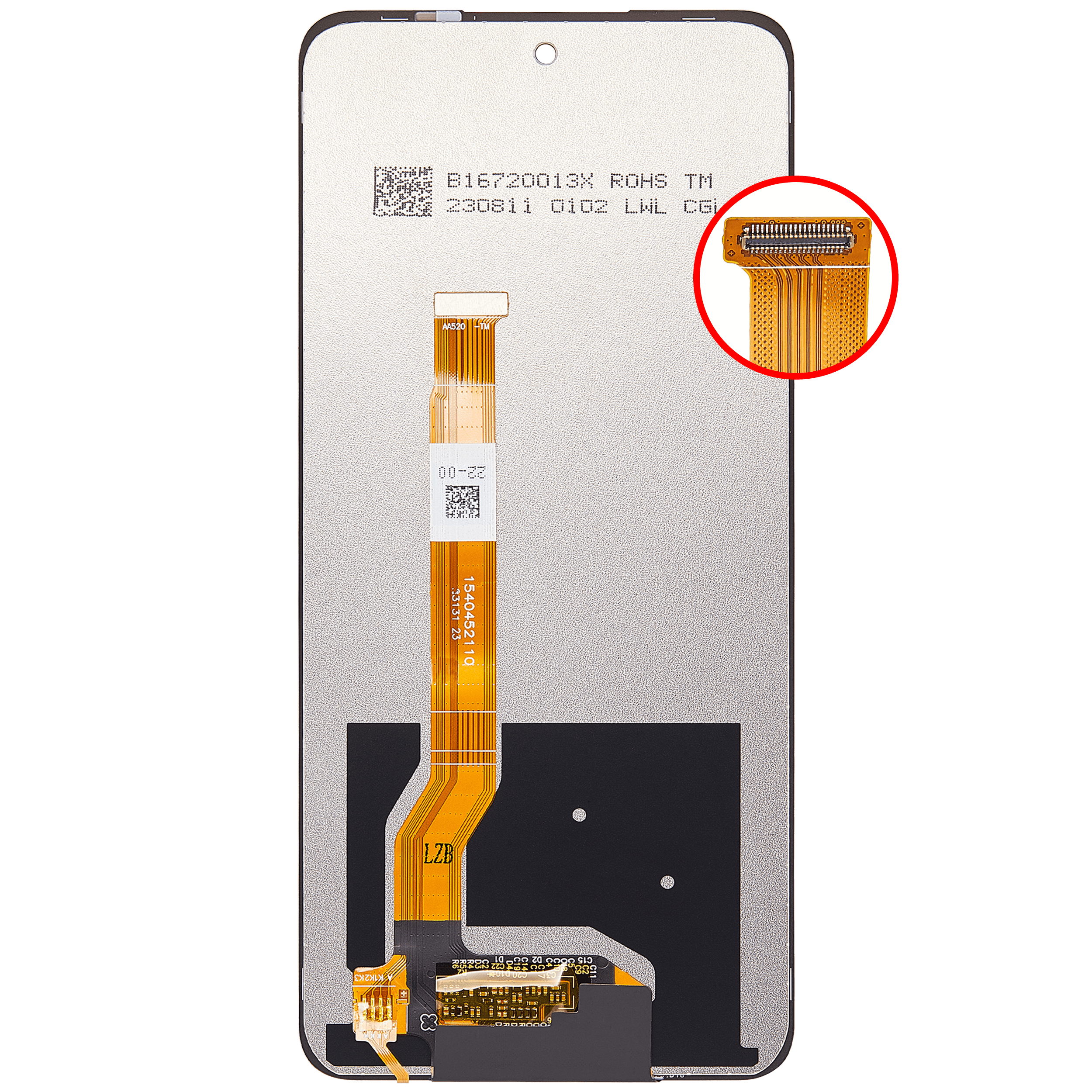 LCD Display ohne Rahmen für OnePlus Nord N30 5G / Nord Ce 3 Lite (professionell aufgearbeitet) – Bild 4