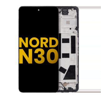 LCD Display mit Rahmen für OnePlus Nord N30 5G (professionell aufgearbeitet)