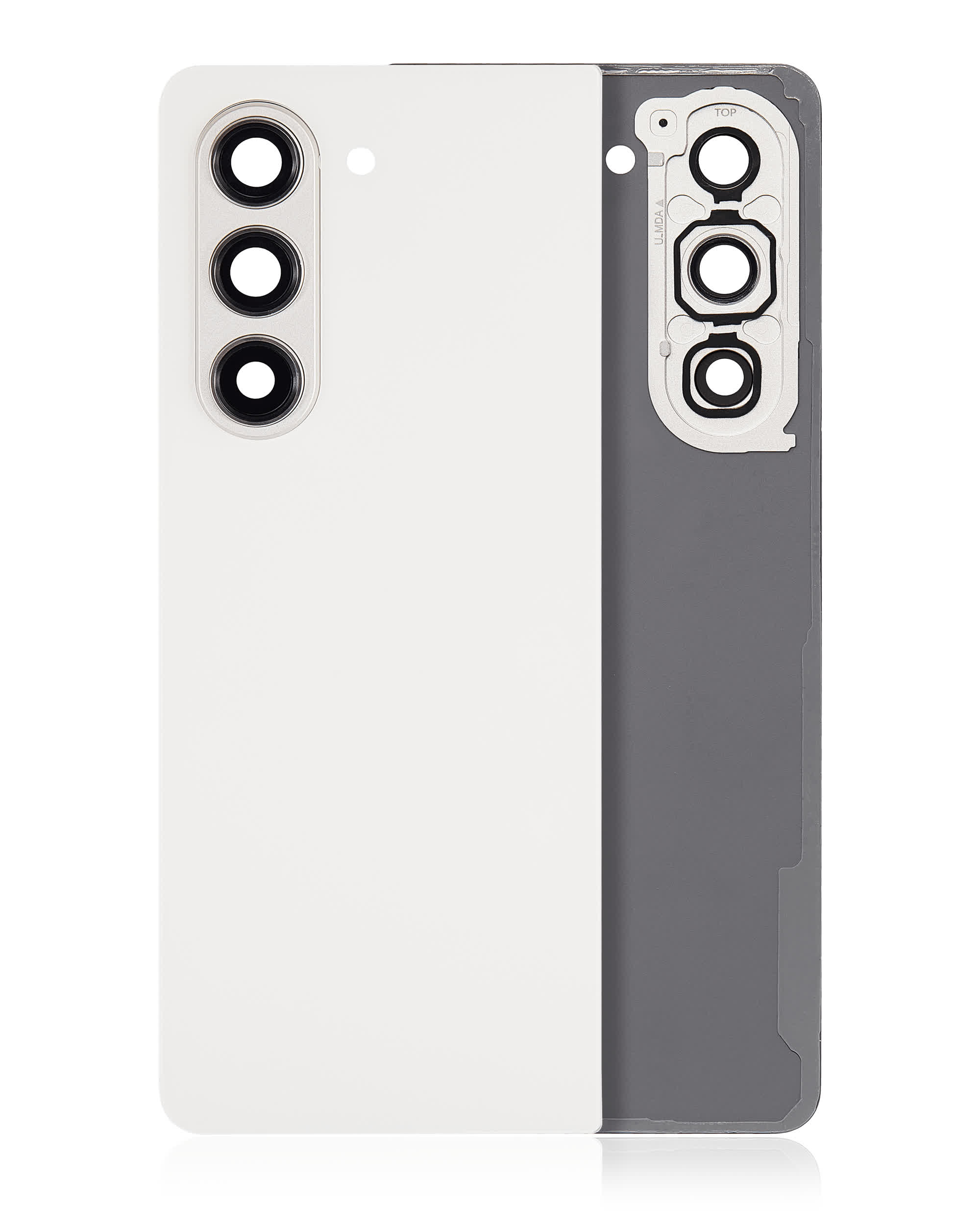 Rückdeckelglas mit Kameraglas für Samsung Galaxy Z Fold 5 5G (F946) (Cream)