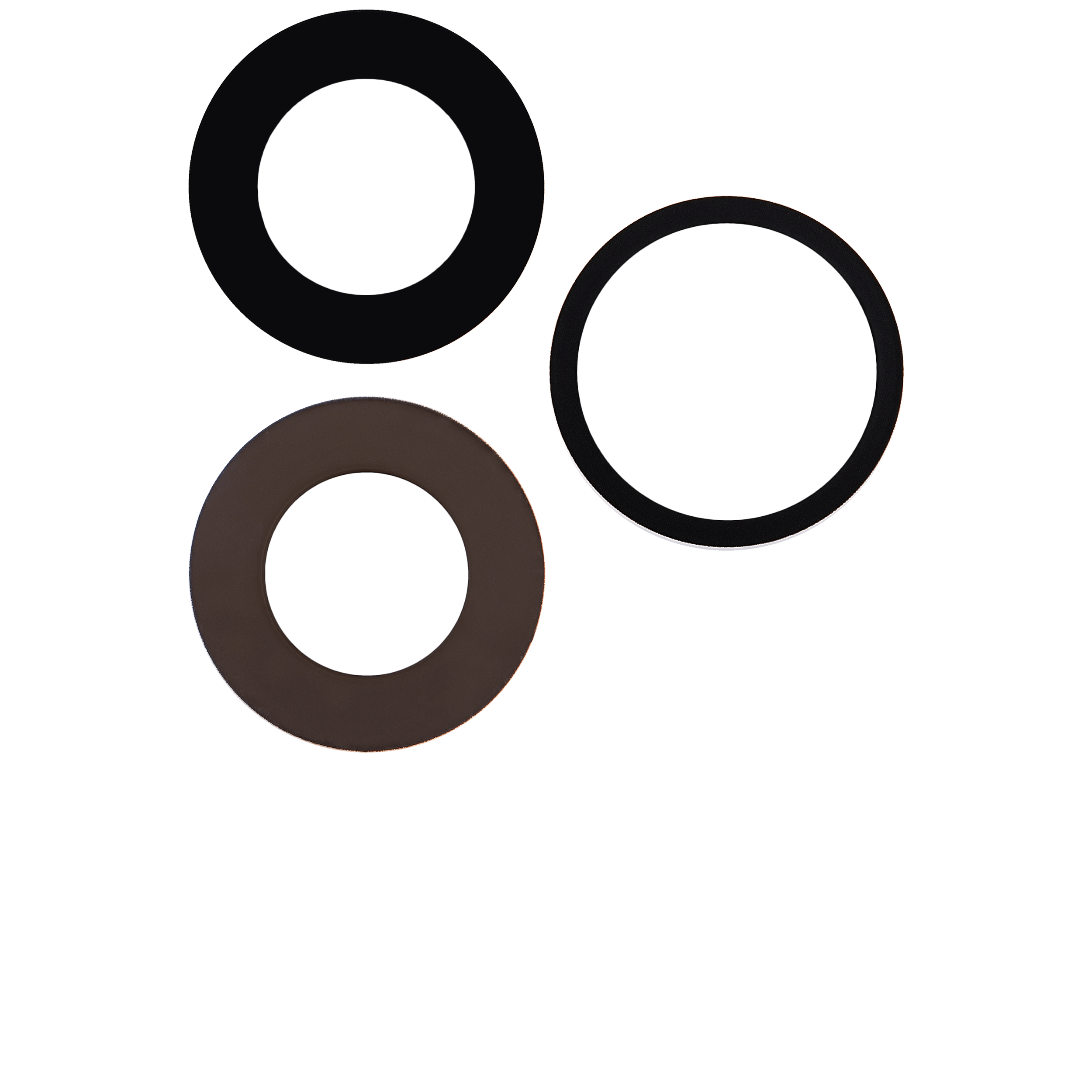 Rückkamera-Glas (nur Glas) mit Klebefolie für iPhone 15 Pro Max (3-teiliges Set) (Aftermarket Plus) – Bild 2