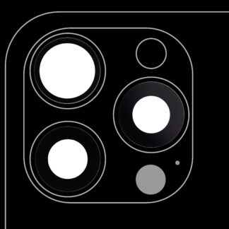 Rückkamera-Glas (nur Glas) mit Klebefolie für iPhone 15 Pro Max (3-teiliges Set) (Aftermarket Plus)