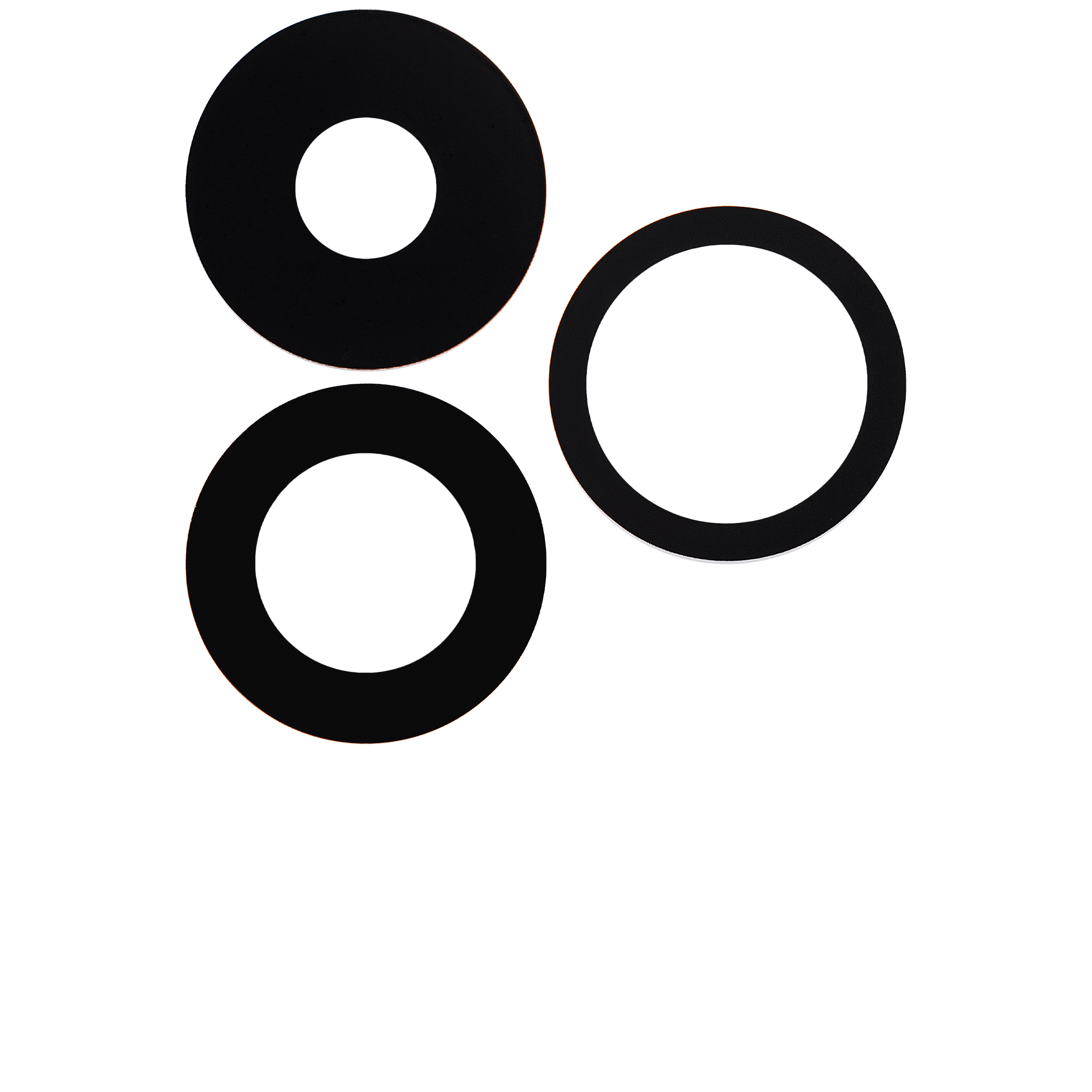Rückkamera-Glas (nur Glas) mit Klebefolie für iPhone 15 Pro (3-teiliges Set) (Aftermarket Plus) – Bild 2