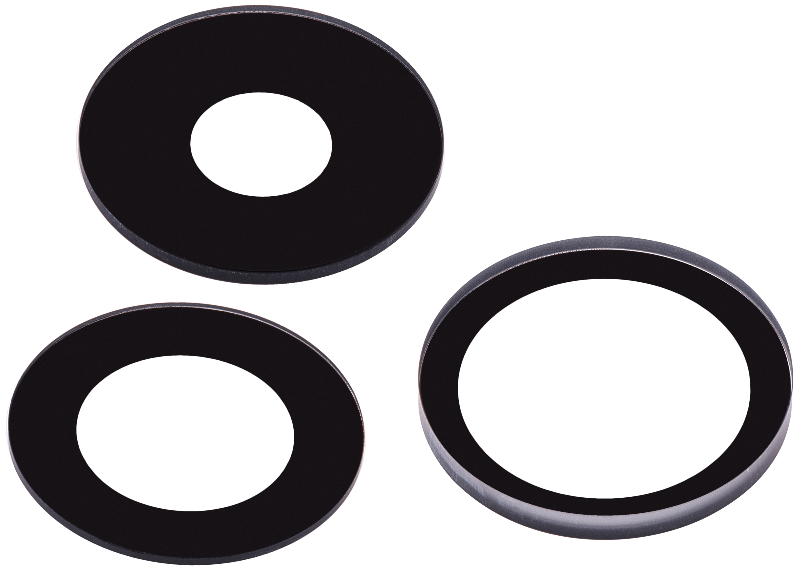 Rückkamera-Glas (nur Glas) mit Klebefolie für iPhone 15 Pro (3-teiliges Set) (Aftermarket Plus) – Bild 4