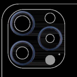 Rückkamera-Blendenring einzeln für iPhone 15 Pro (Blue Titanium) (3-teiliges Set)