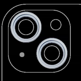 Rückkamera-Blendenring einzeln für iPhone 15 / 15 Plus (Blue (Blau)) (2-teiliges Set)