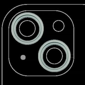 Rückkamera-Blendenring einzeln für iPhone 15 / 15 Plus (Green (Grün)) (2-teiliges Set)