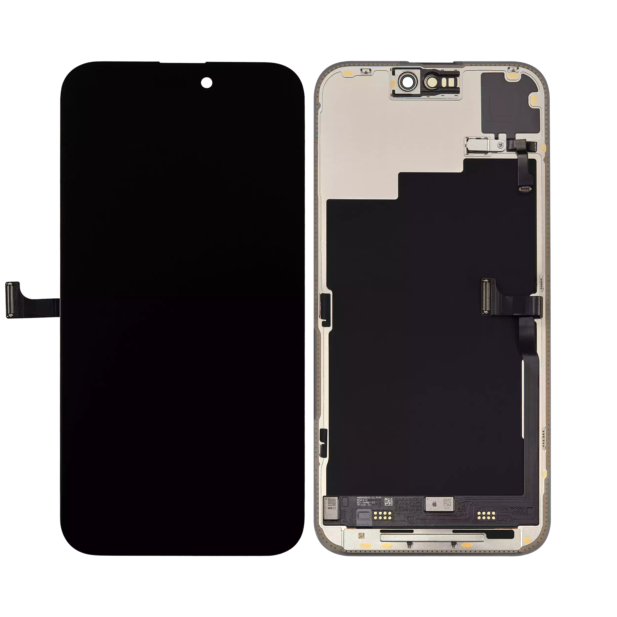 OLED Display mit Näherungssensor Flex vormontiert für iPhone 15 Pro Max (Service Pack) – Bild 2