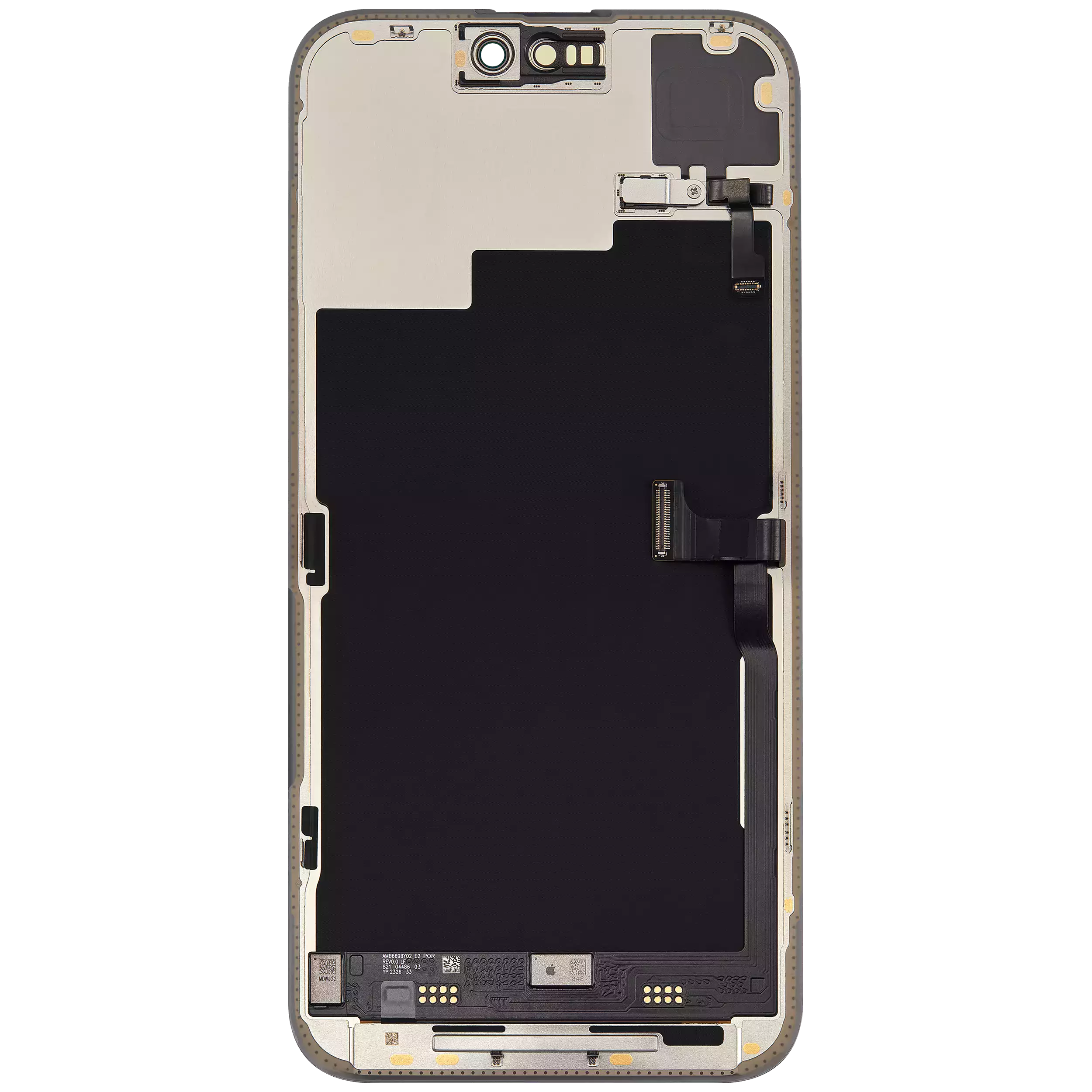 OLED Display mit Näherungssensor Flex vormontiert für iPhone 15 Pro Max (Service Pack) – Bild 3
