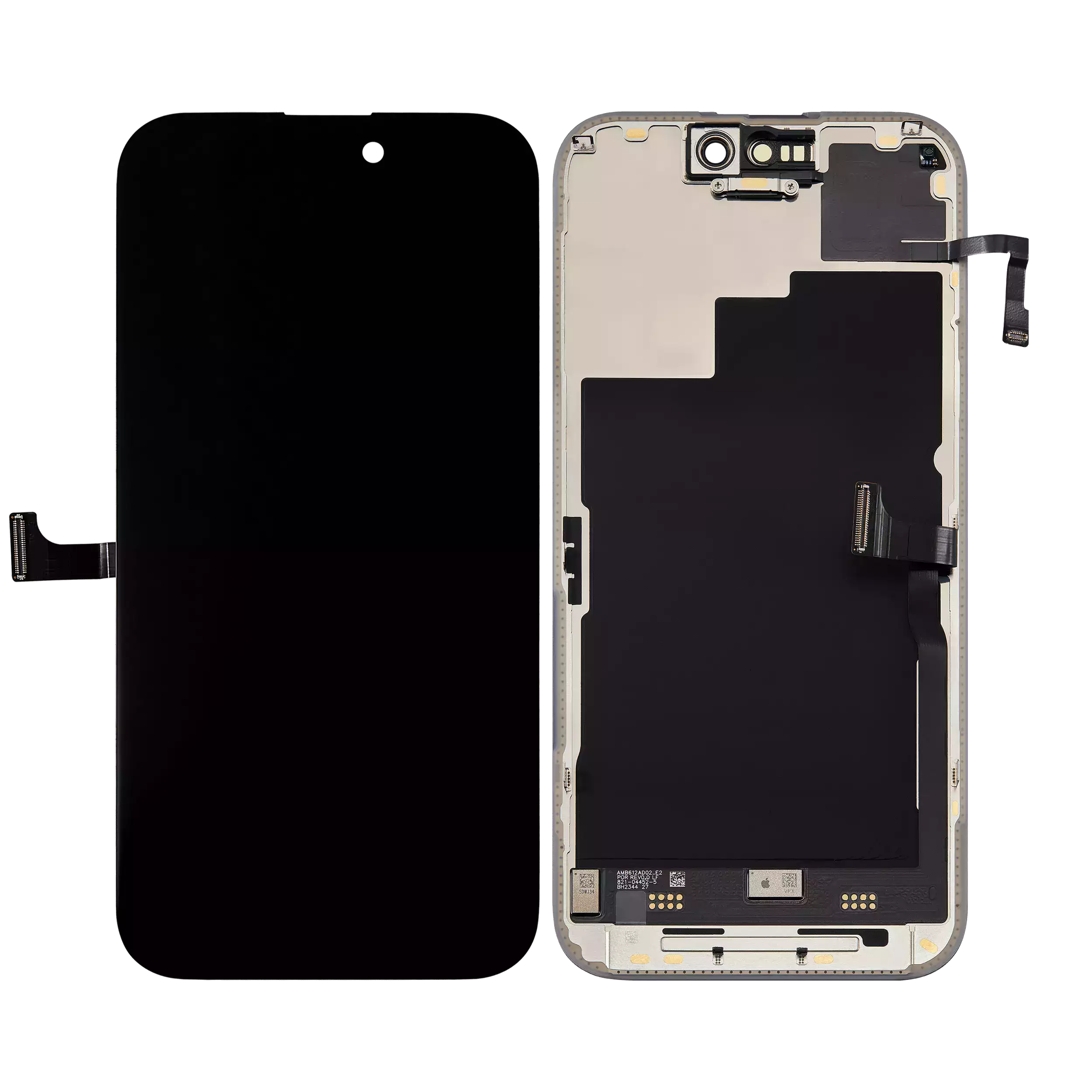 OLED Display mit Näherungssensor Flex vormontiert für iPhone 15 Pro (Service Pack) – Bild 2