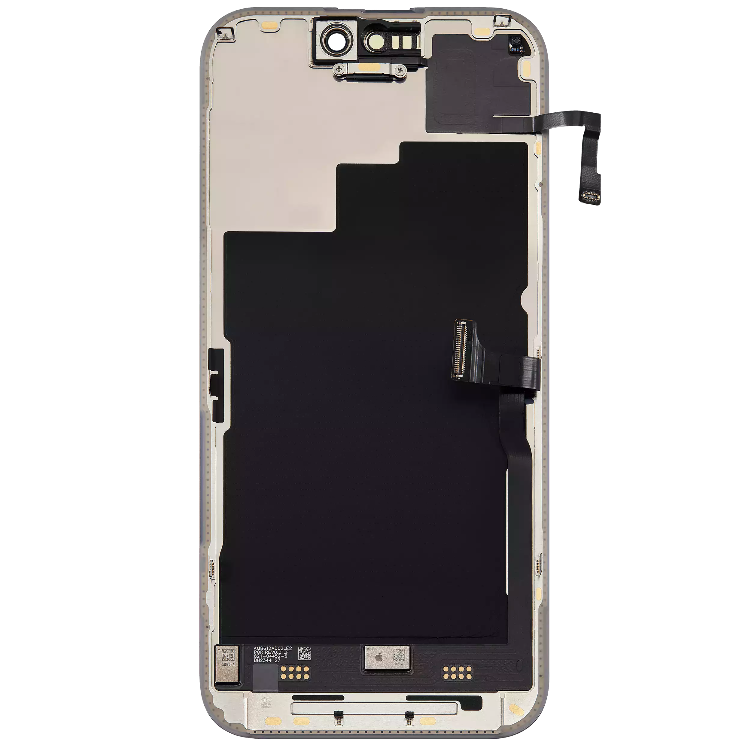 OLED Display mit Näherungssensor Flex vormontiert für iPhone 15 Pro (Service Pack) – Bild 3