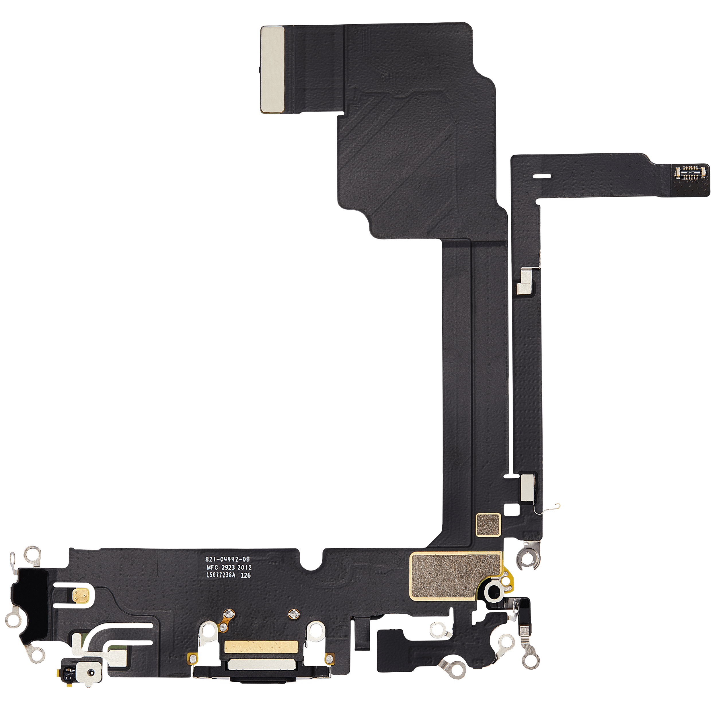 Ladebuchse Flexkabel für iPhone 15 Pro Max (Premium) (Black Titanium) – Bild 3