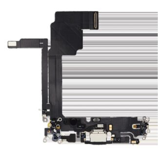 Ladebuchse Flexkabel für iPhone 15 Pro Max (Premium) (Black Titanium)