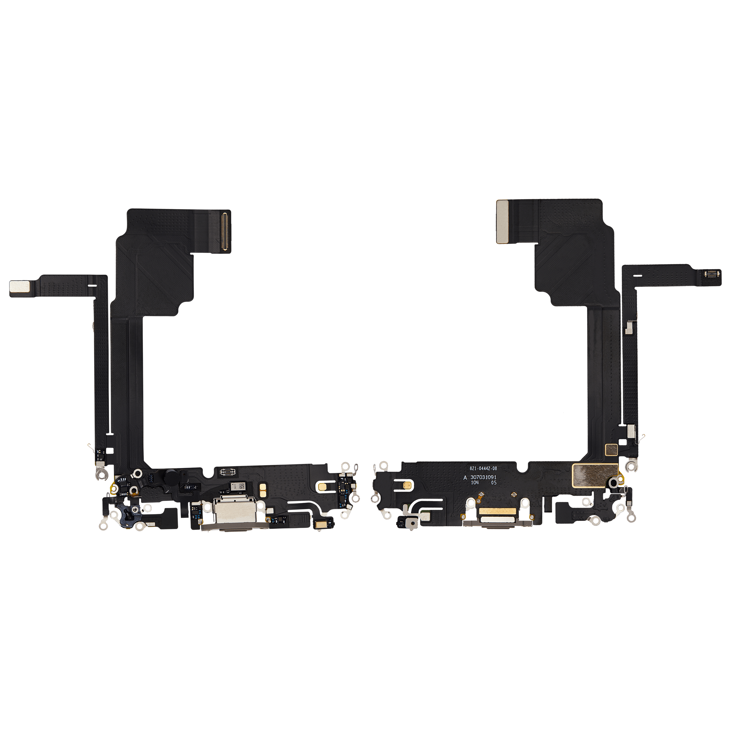 Ladebuchse Flexkabel für iPhone 15 Pro Max (Premium) (Natural Titanium) – Bild 2