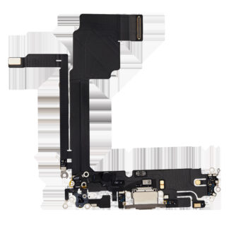 Ladebuchse Flexkabel für iPhone 15 Pro Max (Premium) (Natural Titanium)