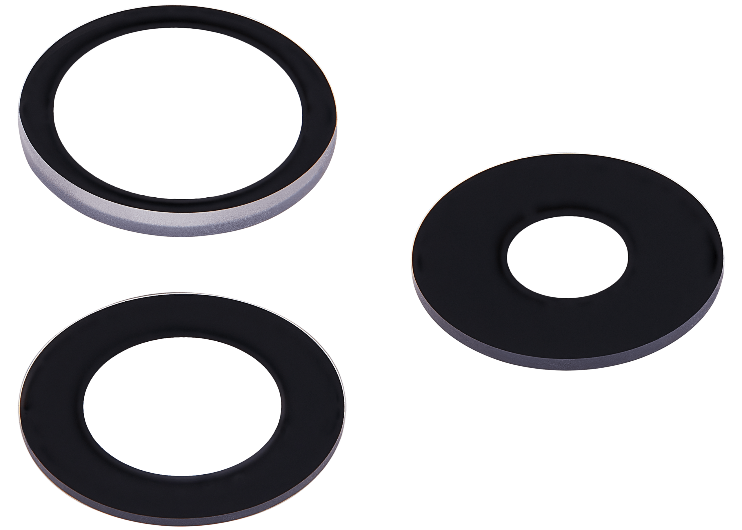Rückkamera-Glas (nur Glas) mit Klebefolie für iPhone 15 Pro (3-teiliges Set) (Real Sapphire) (Premium) – Bild 3