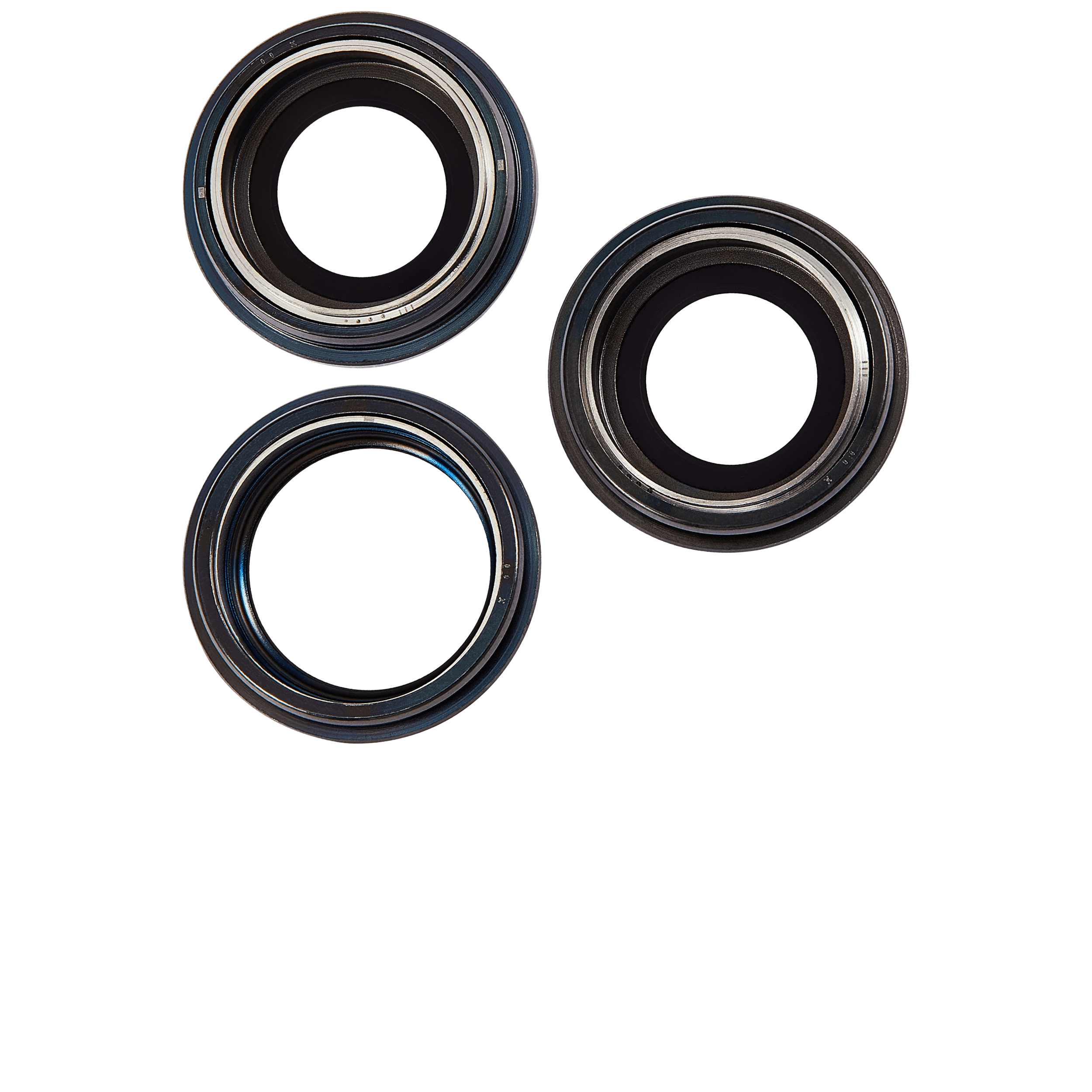 Rückkamera-Glas mit Halterung und Blende für iPhone 15 Pro Max (3-teiliges Set) (Premium) (Black Titanium) – Bild 2
