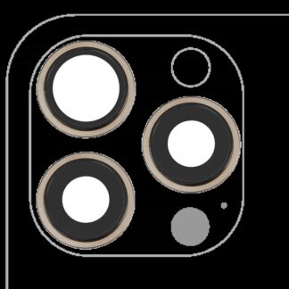 Rückkamera-Glas mit Halterung und Blende für iPhone 15 Pro Max (3-teiliges Set) (Premium) (Natural Titanium)