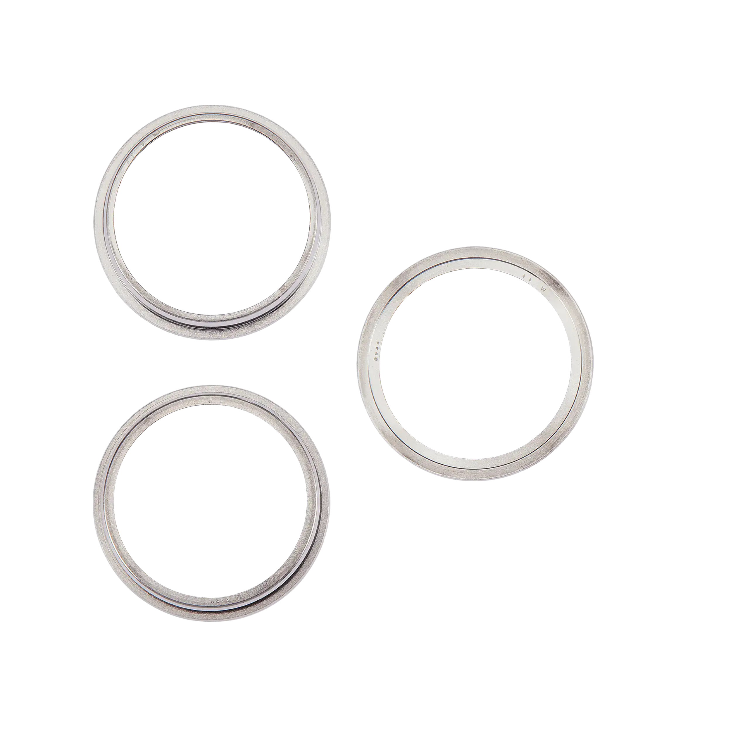 Rückkamera-Blendenring einzeln für iPhone 15 Pro Max (White Titanium) (3-teiliges Set) – Bild 2