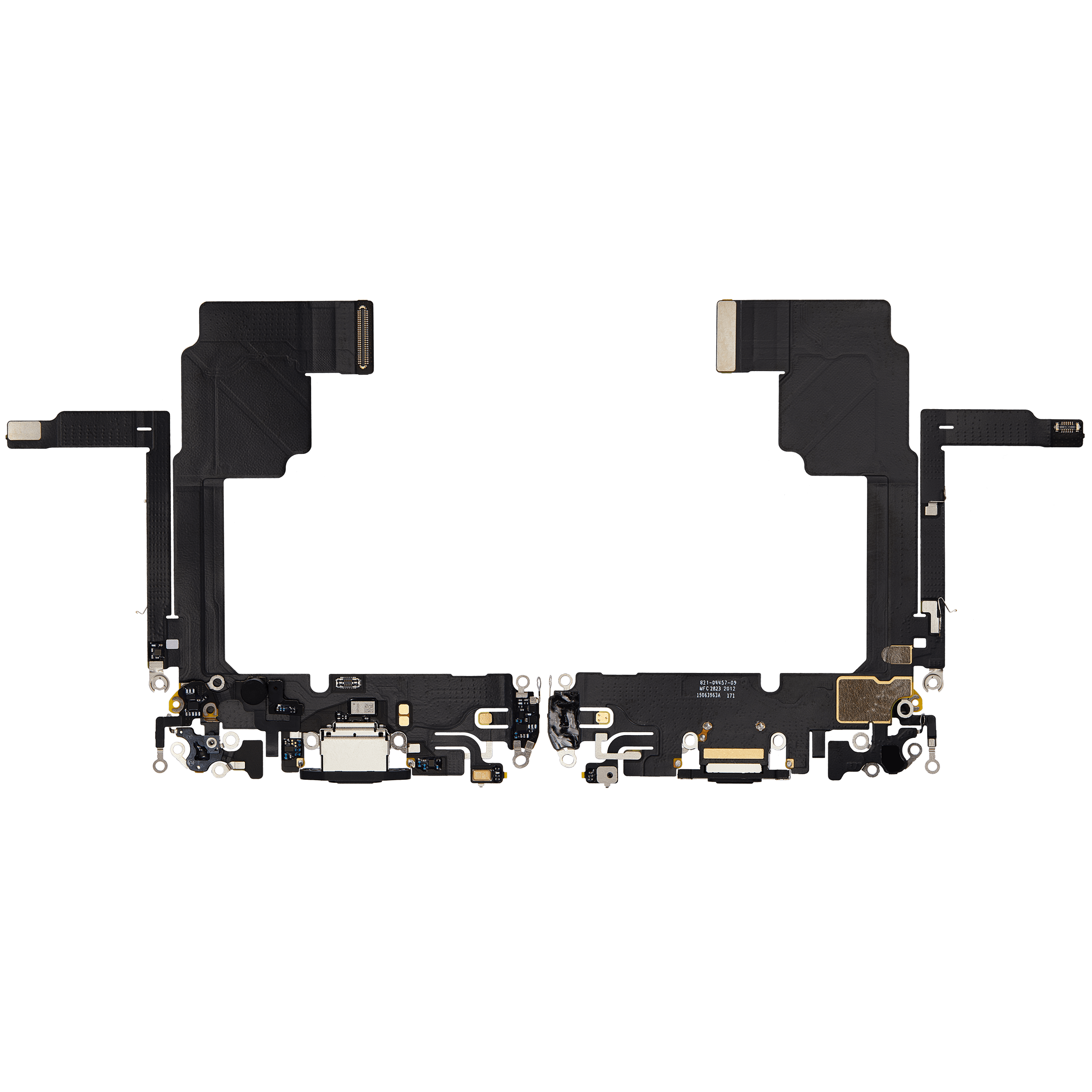 Ladebuchse Flexkabel für iPhone 15 Pro (Premium) (Black Titanium) – Bild 2