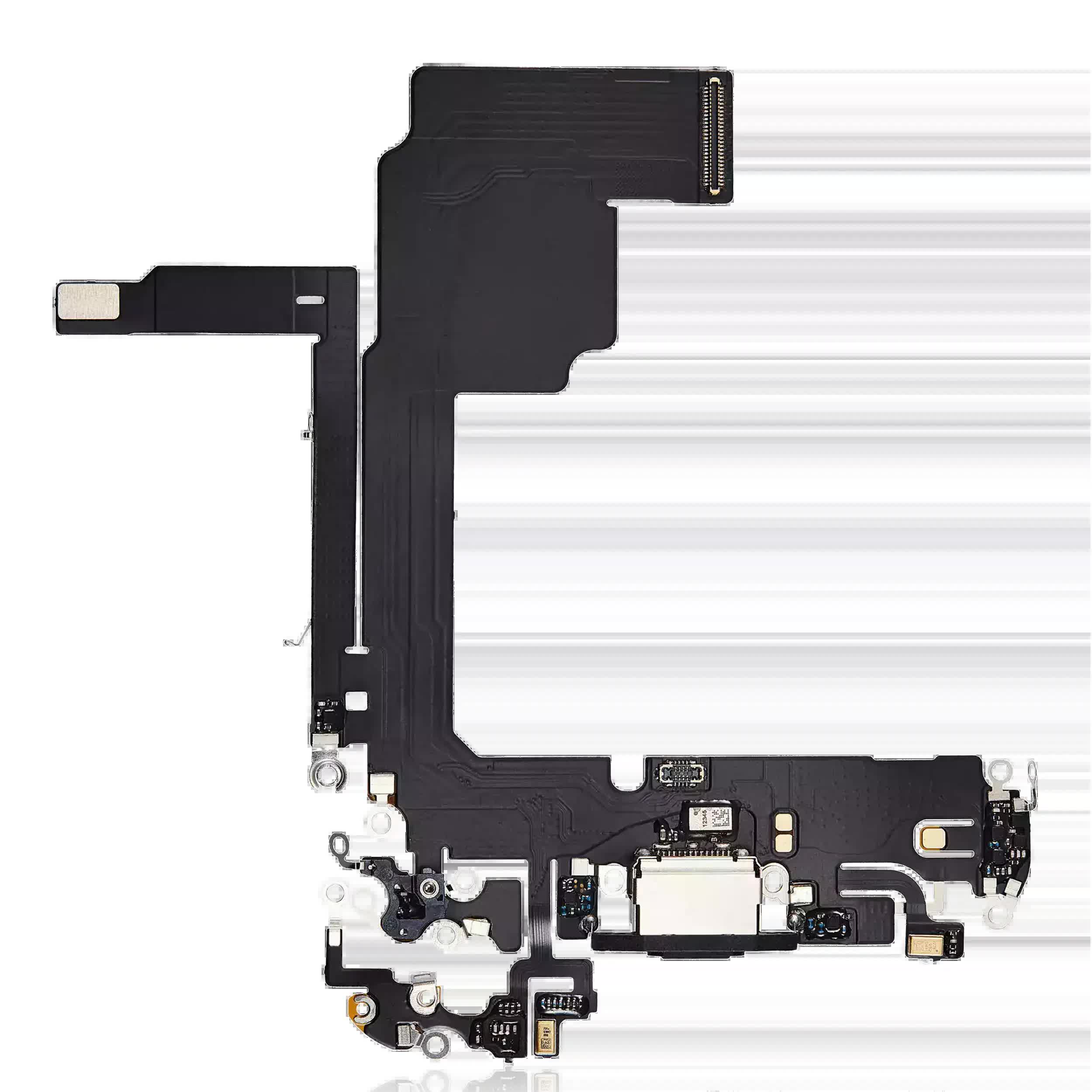 Ladebuchse Flexkabel für iPhone 15 Pro (Premium) (Black Titanium)