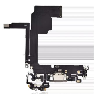 Ladebuchse Flexkabel für iPhone 15 Pro (Premium) (Natural Titanium)