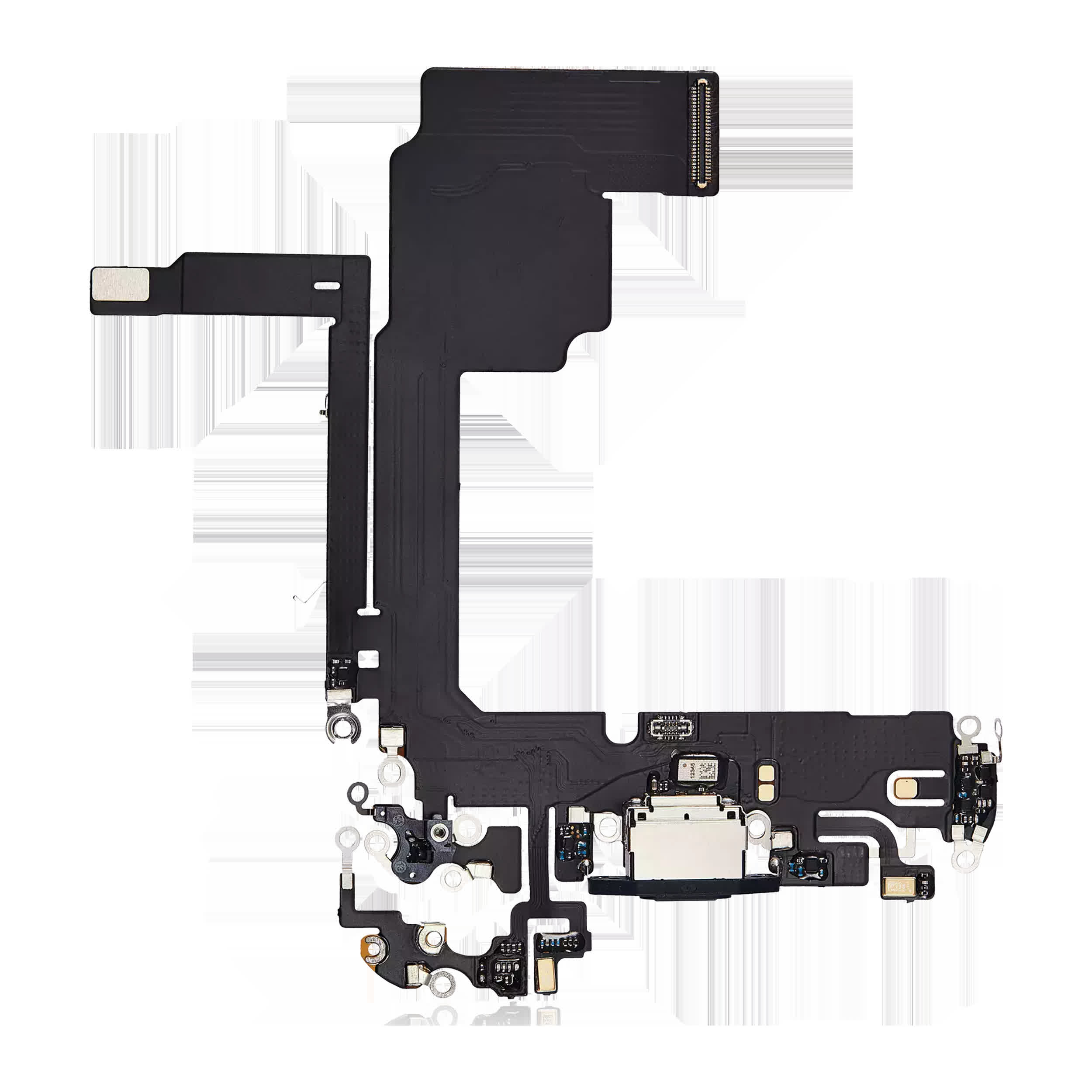 Ladebuchse Flexkabel für iPhone 15 Pro (Aftermarket Plus) (Blue Titanium)