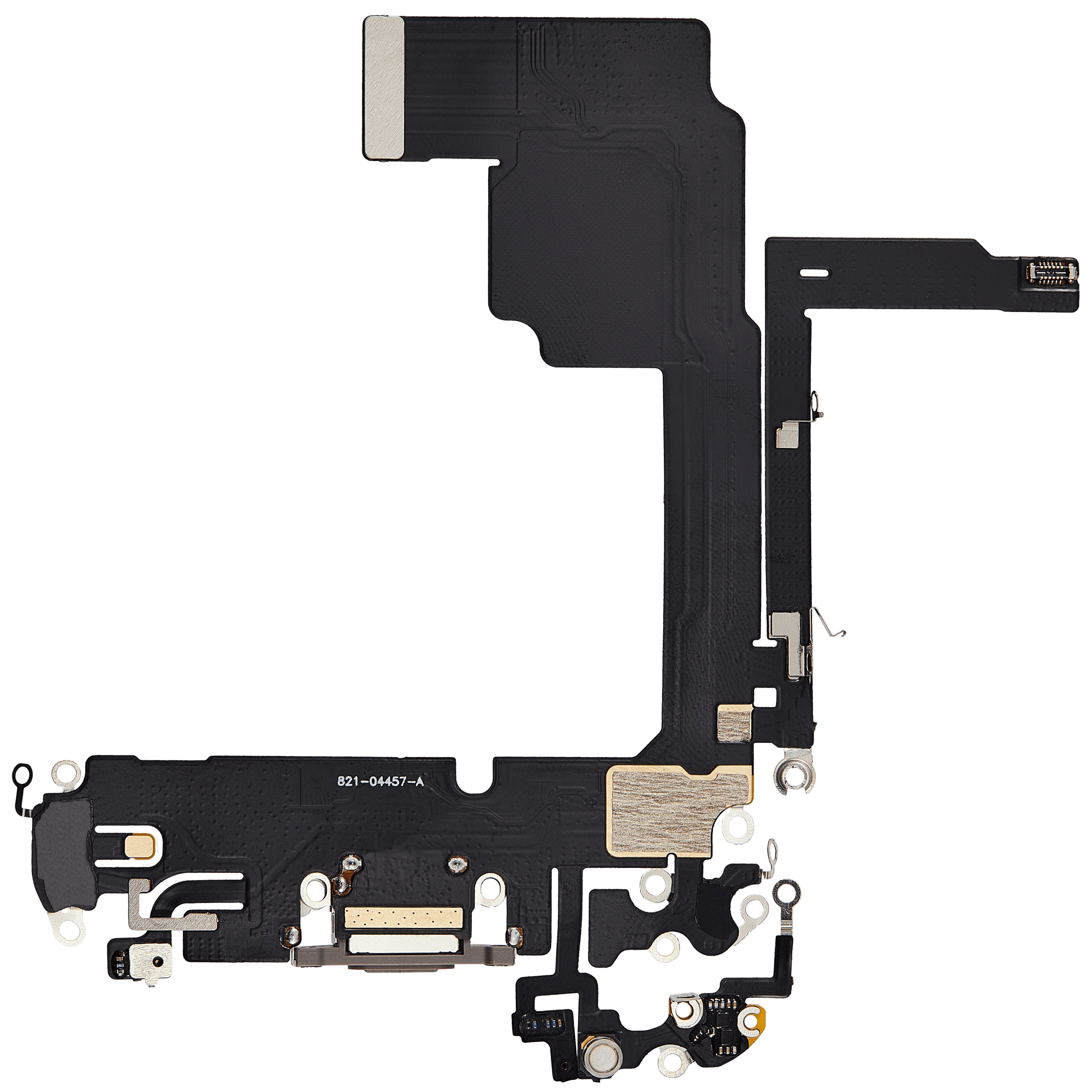 Ladebuchse Flexkabel für iPhone 15 Pro (Aftermarket Plus) (Natural Titanium) – Bild 3