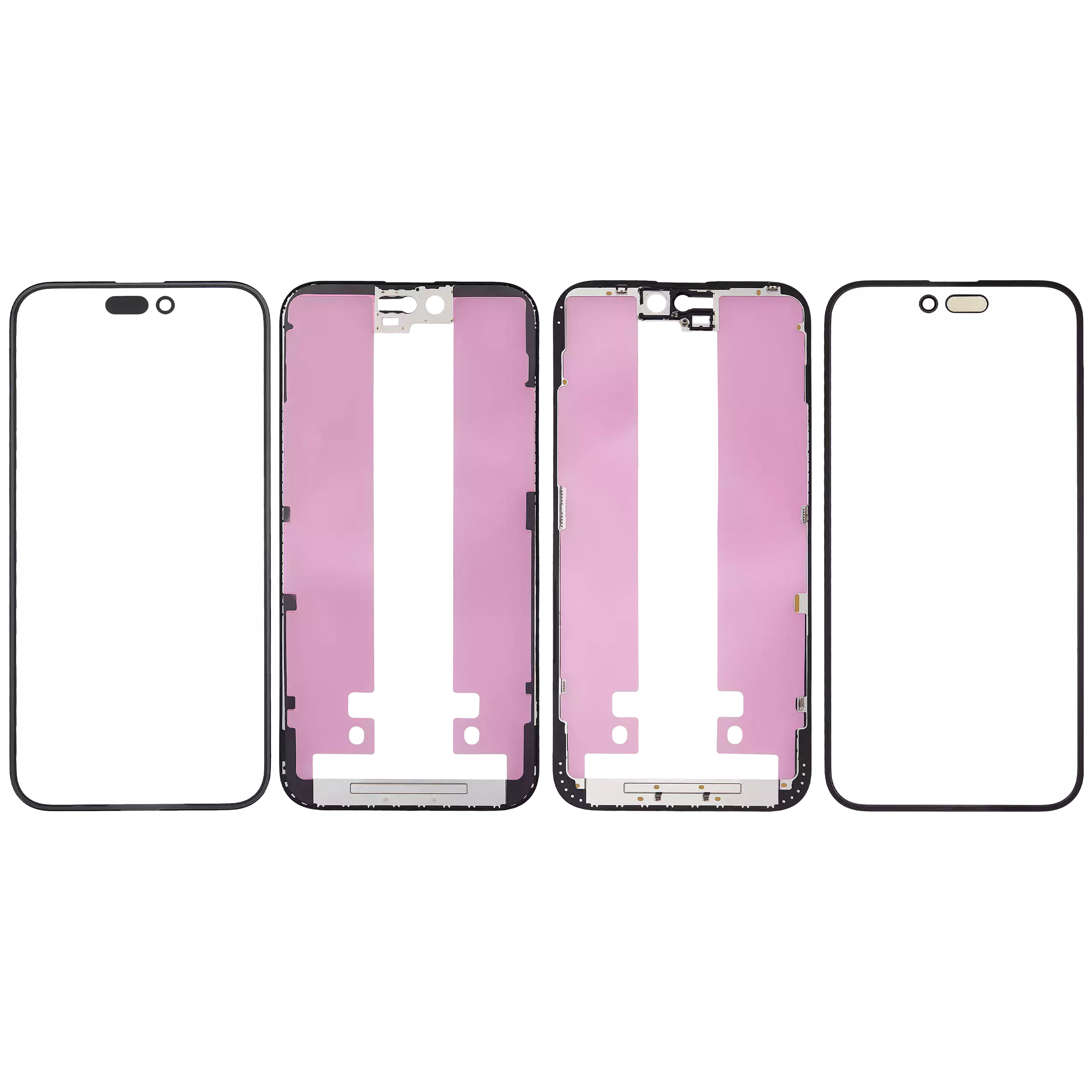 3 in 1 (Glas mit OCA vormontiert + Rahmen) für iPhone 15 Plus (OCA Master) – Bild 2