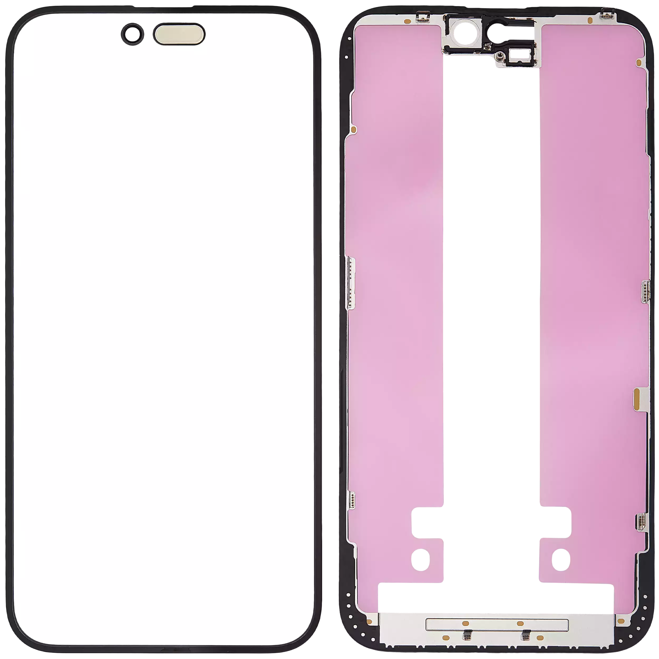 3 in 1 (Glas mit OCA vormontiert + Rahmen) für iPhone 15 Plus (OCA Master) – Bild 3