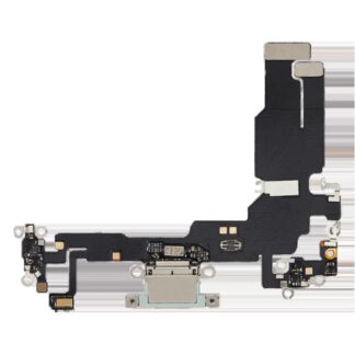Ladebuchse Flexkabel für iPhone 15 (Aftermarket Plus) (Green (Grün))