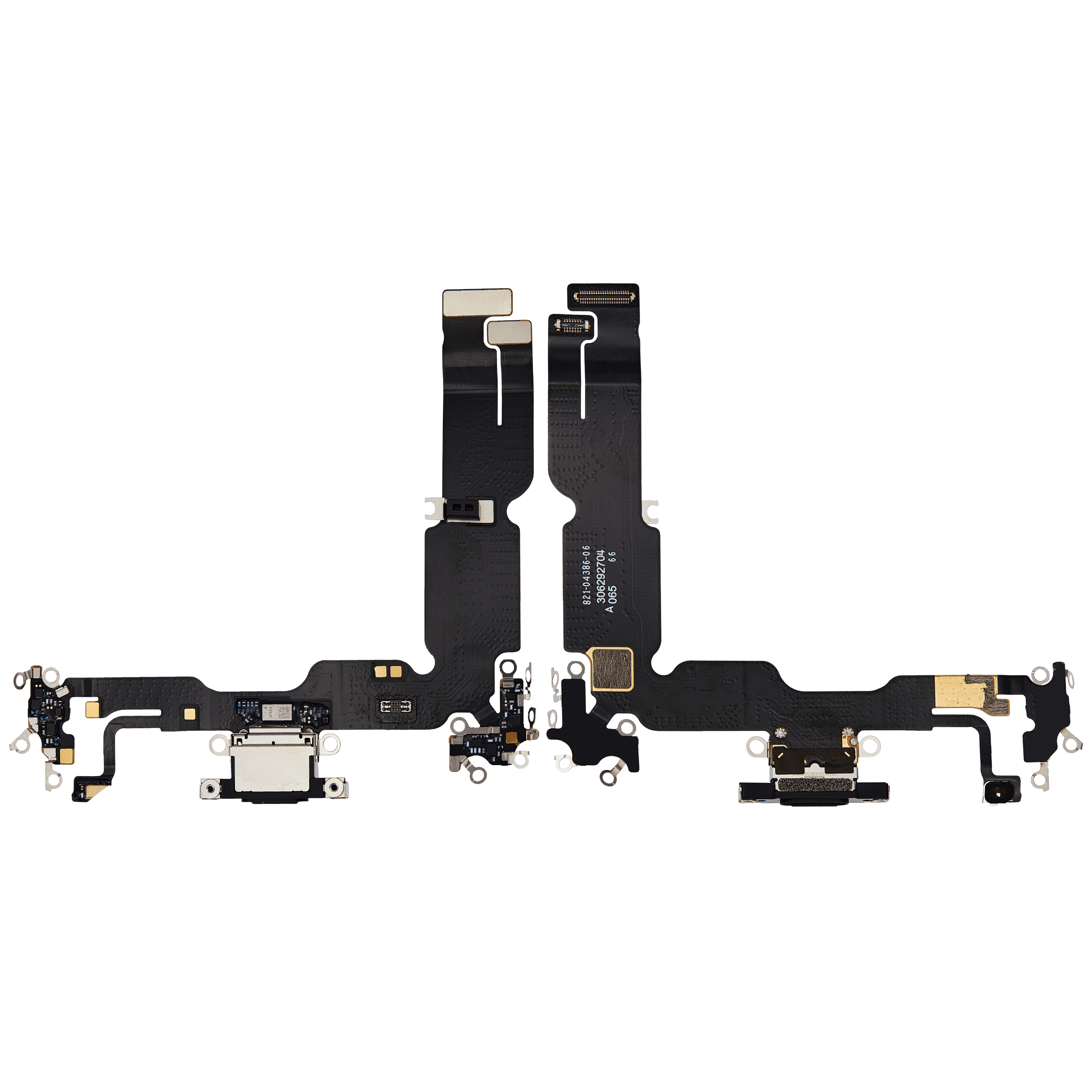 Ladebuchse Flexkabel für iPhone 15 Plus (Premium) (Black (Schwarz)) – Bild 2