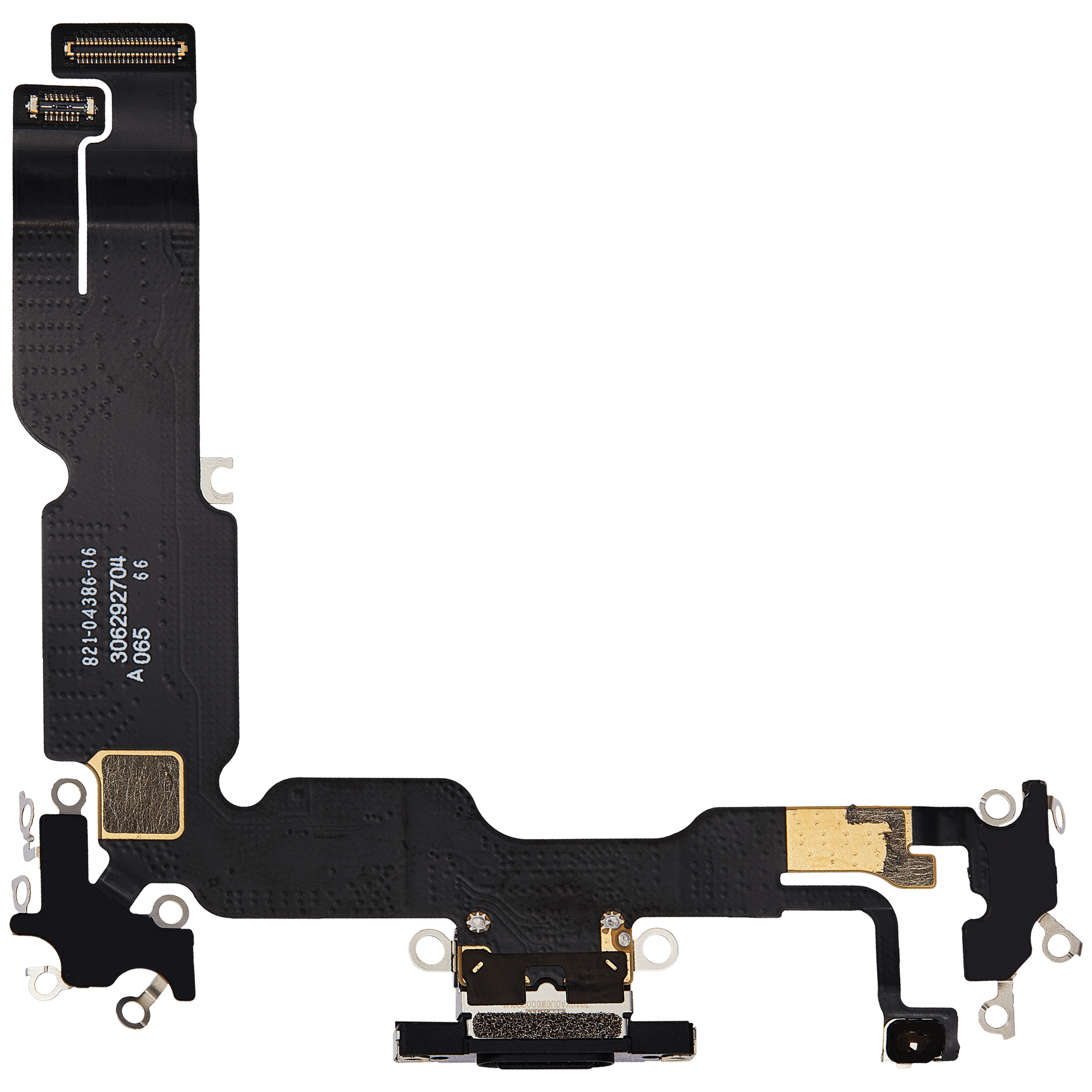 Ladebuchse Flexkabel für iPhone 15 Plus (Premium) (Black (Schwarz)) – Bild 3
