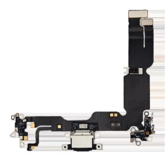 Ladebuchse Flexkabel für iPhone 15 Plus (Premium) (Black (Schwarz))