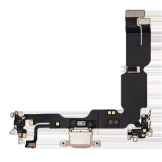 Ladebuchse Flexkabel für iPhone 15 Plus (Premium) (Pink (Rosa))