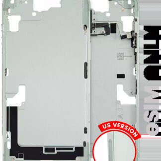 Mittelrahmen mit Kleinteilen für iPhone 15 Plus (US-Version) (ausgebautes Originalteil: Grade A) (Green (Grün))