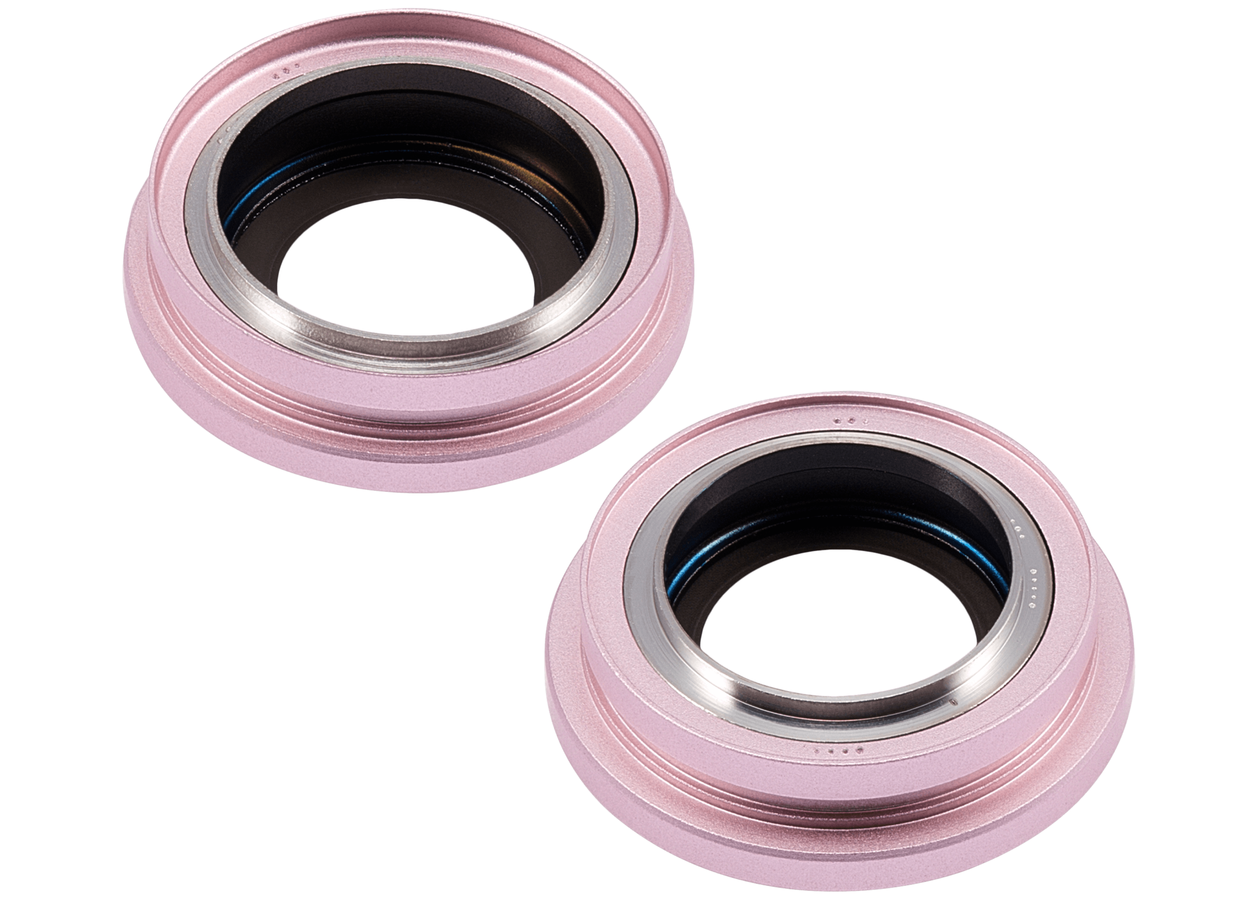 Rückkamera-Glas mit Halterung und Blende für iPhone 15 / 15 Plus (2-teiliges Set) (Premium) (Pink (Rosa)) – Bild 4