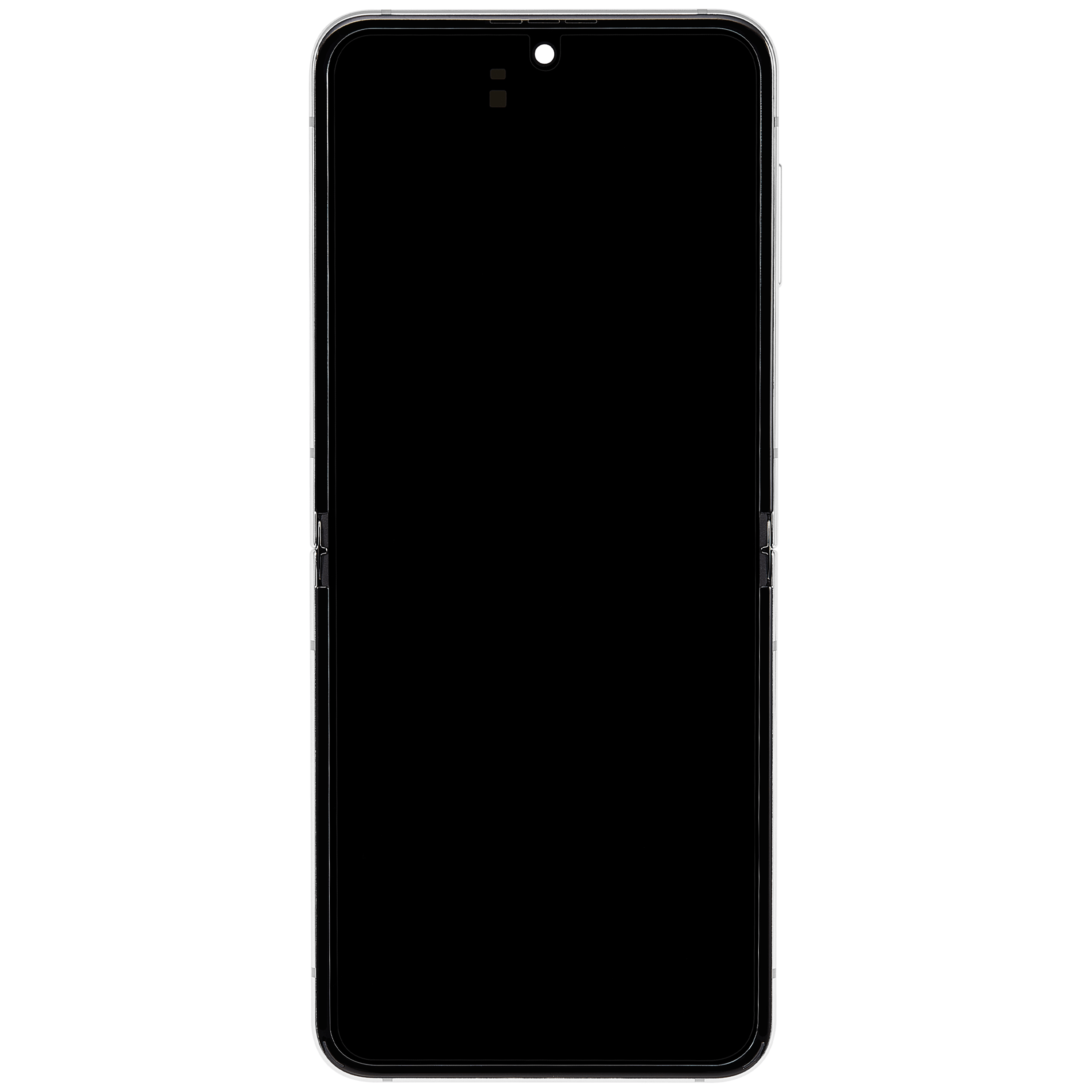 Inner OLED Display mit Rahmen für Samsung Galaxy Z Flip 5 5G (US & International) (professionell aufgearbeitet) (Cream) – Bild 3