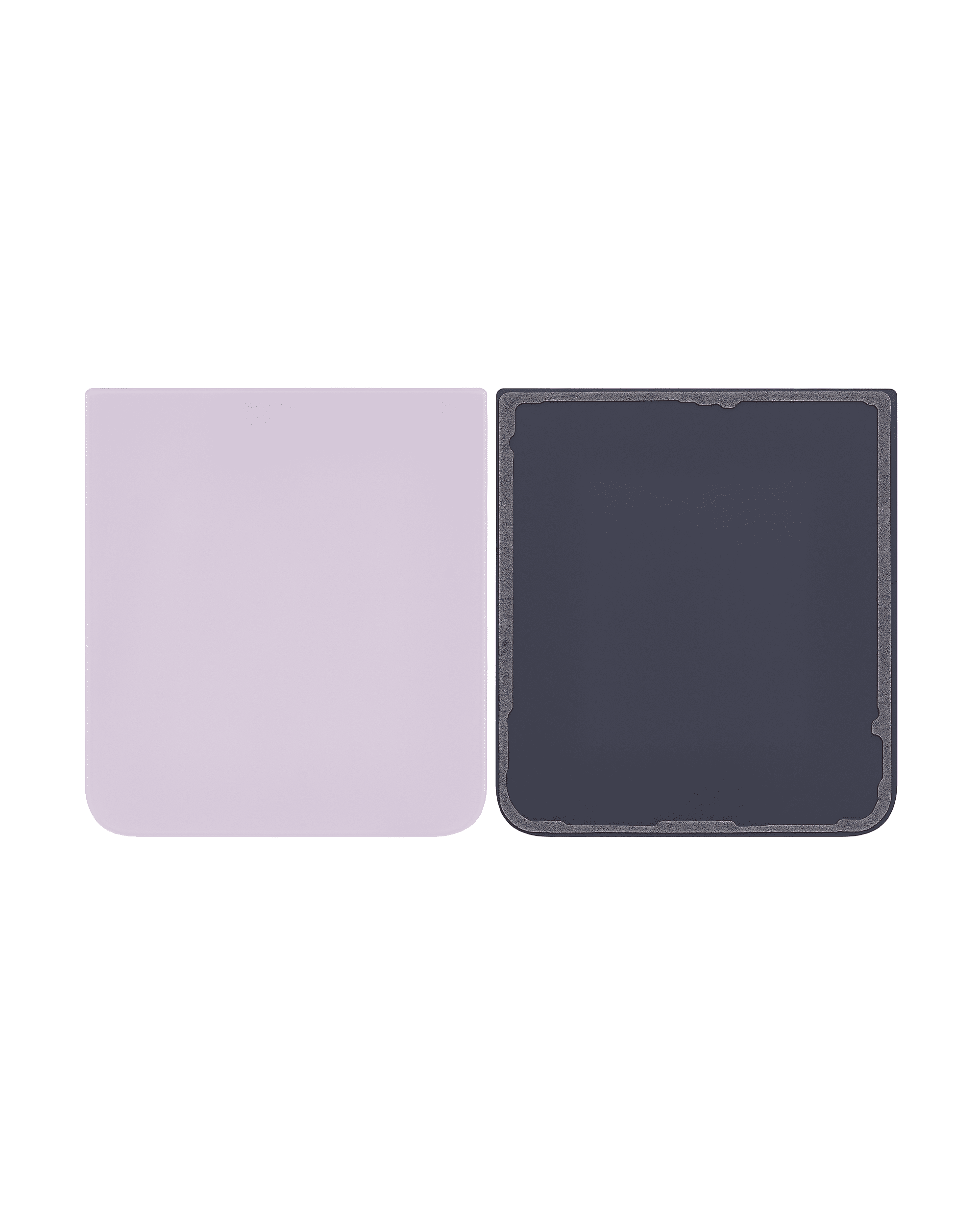 Bottom Rückdeckelglas für Samsung Galaxy Z Flip 5 (Service Pack) (Lavender) – Bild 2