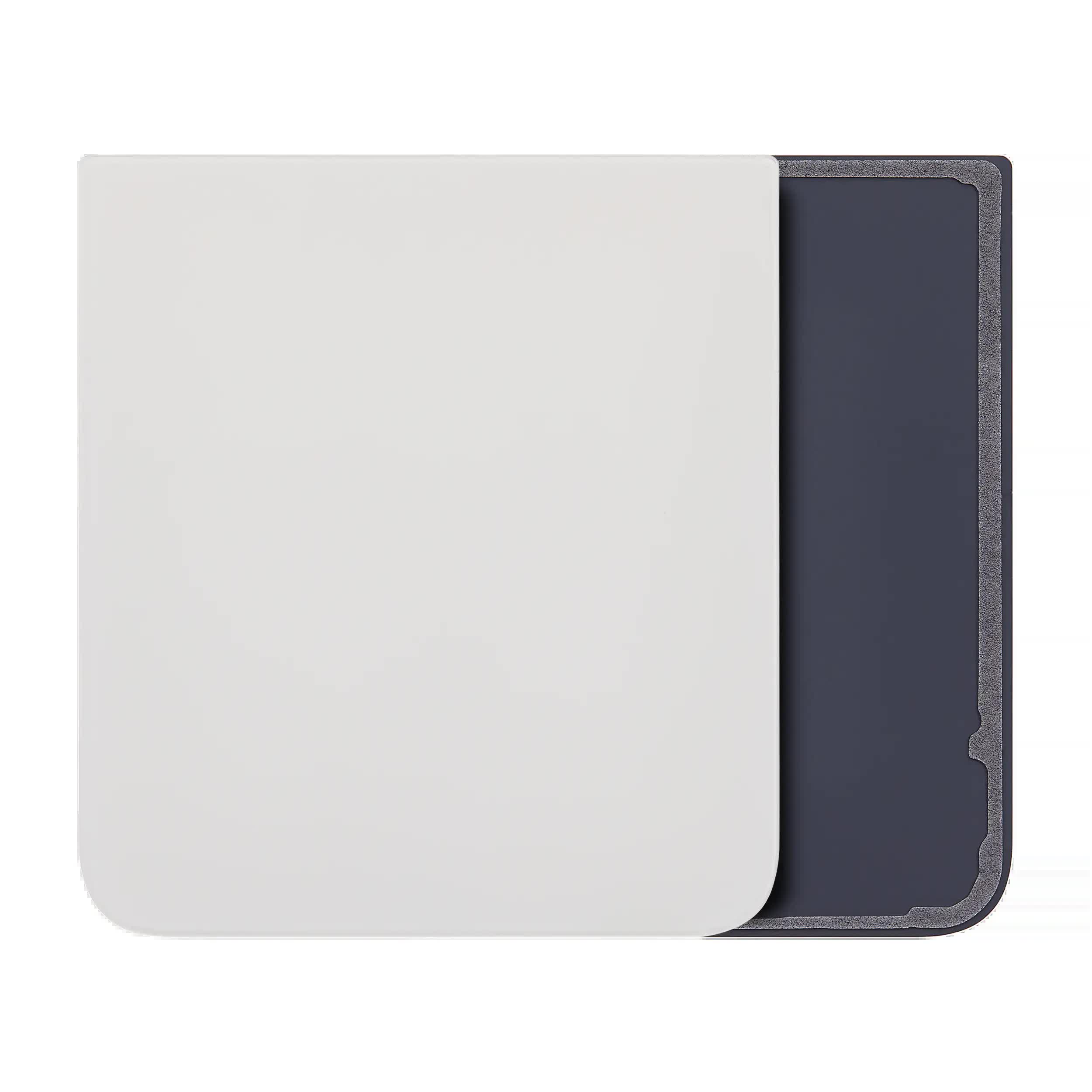Bottom Rückdeckelglas für Samsung Galaxy Z Flip 5 5G (F731) (Cream)