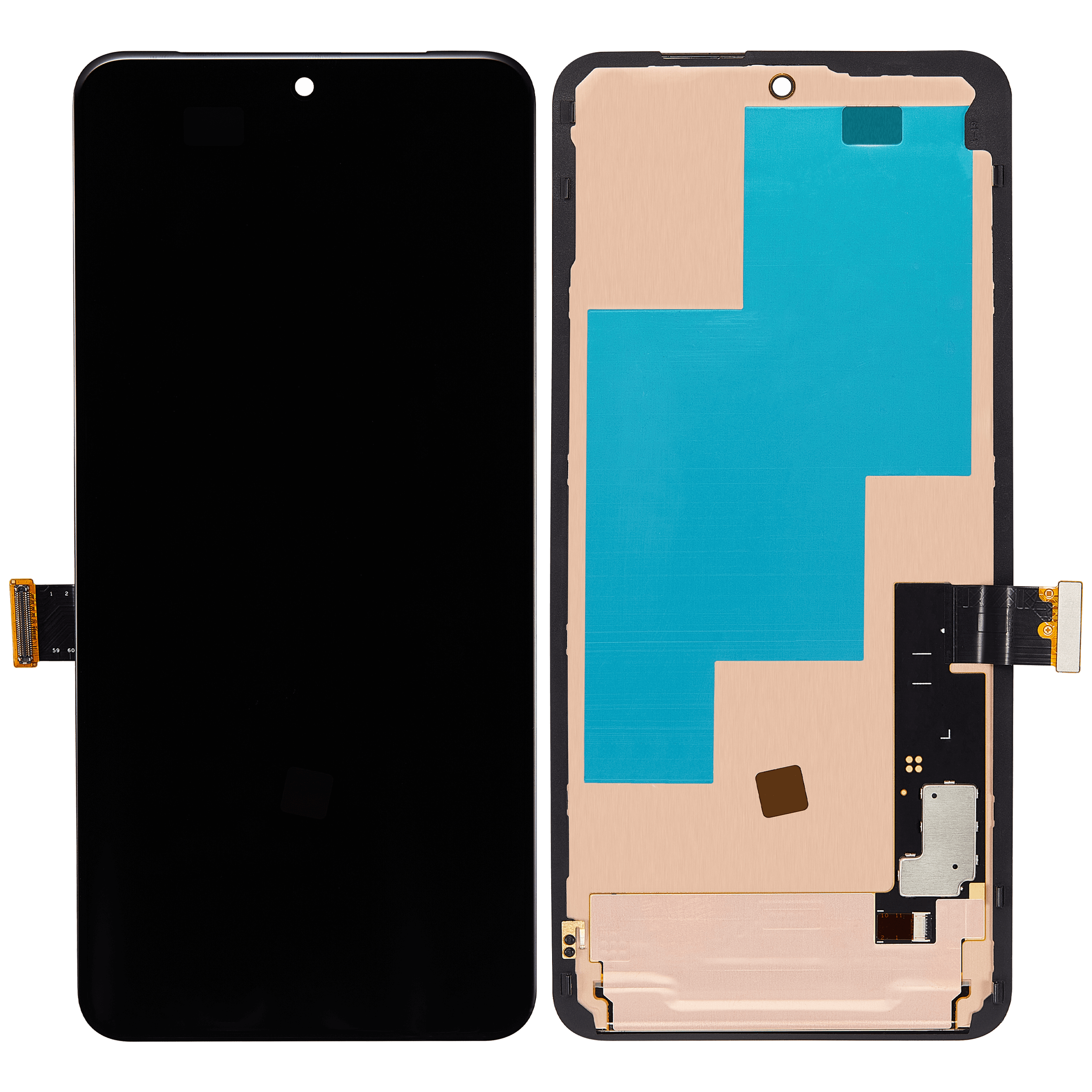 OLED Display mit Rahmen (ohne Fingerprint Sensor) für Google Pixel 8 Pro (professionell aufgearbeitet) – Bild 2