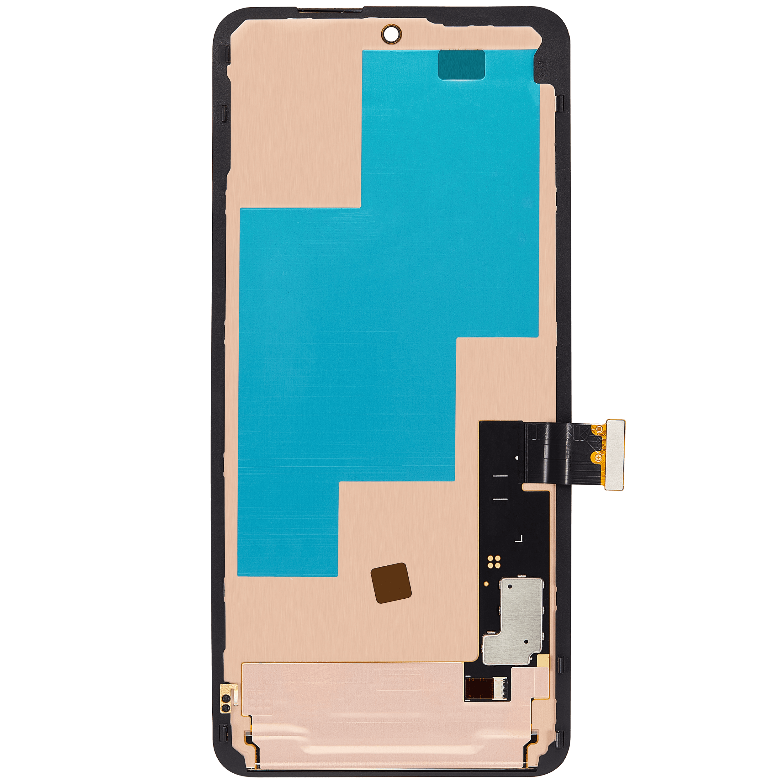 OLED Display mit Rahmen (ohne Fingerprint Sensor) für Google Pixel 8 Pro (professionell aufgearbeitet) – Bild 4