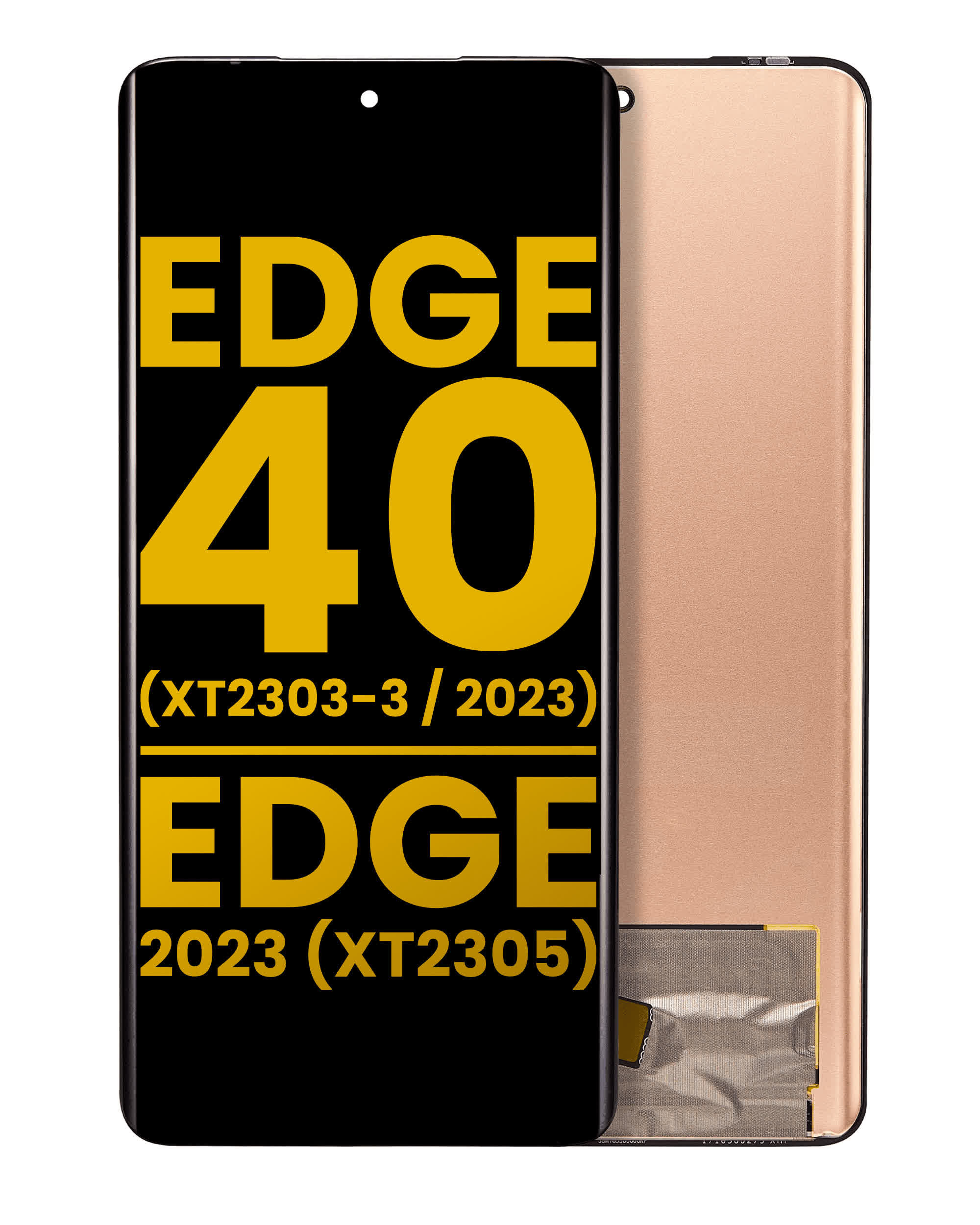 OLED Display ohne Rahmen für Motorola Moto Edge 40 (XT2303-3 / 2023) / Edge (XT2305 / 2023) (professionell aufgearbeitet)
