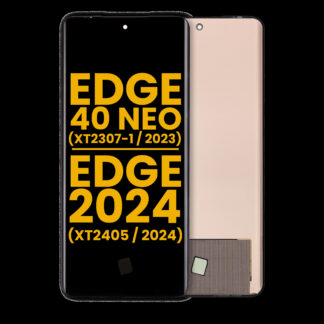 OLED Display ohne Rahmen für Motorola Moto Edge 40 Neo (XT2307-1 / 2023) / Moto Edge 2024 (XT2405 / 2024) (professionell aufgearbeitet)