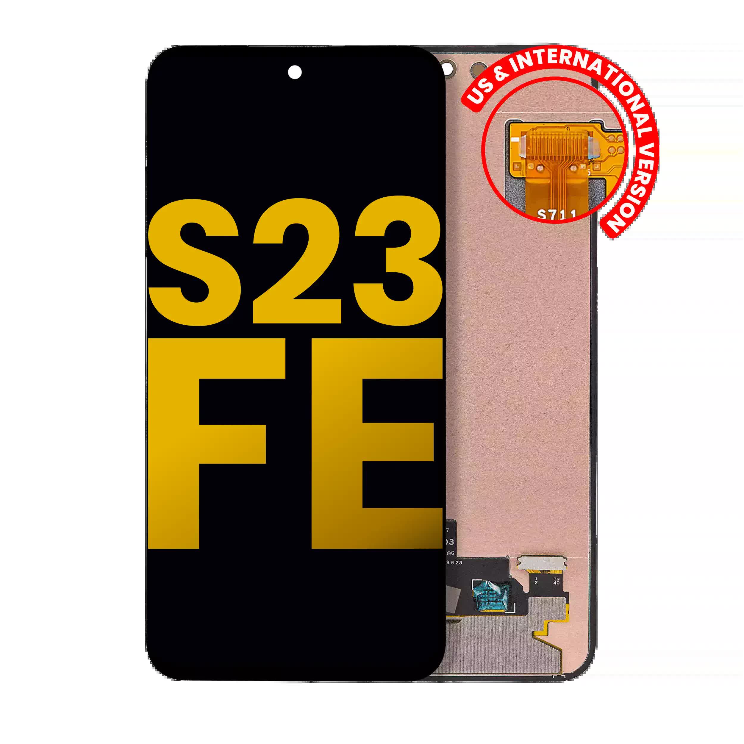 OLED Display ohne Rahmen für Samsung Galaxy S23 FE 5G (US & International Version) (professionell aufgearbeitet)