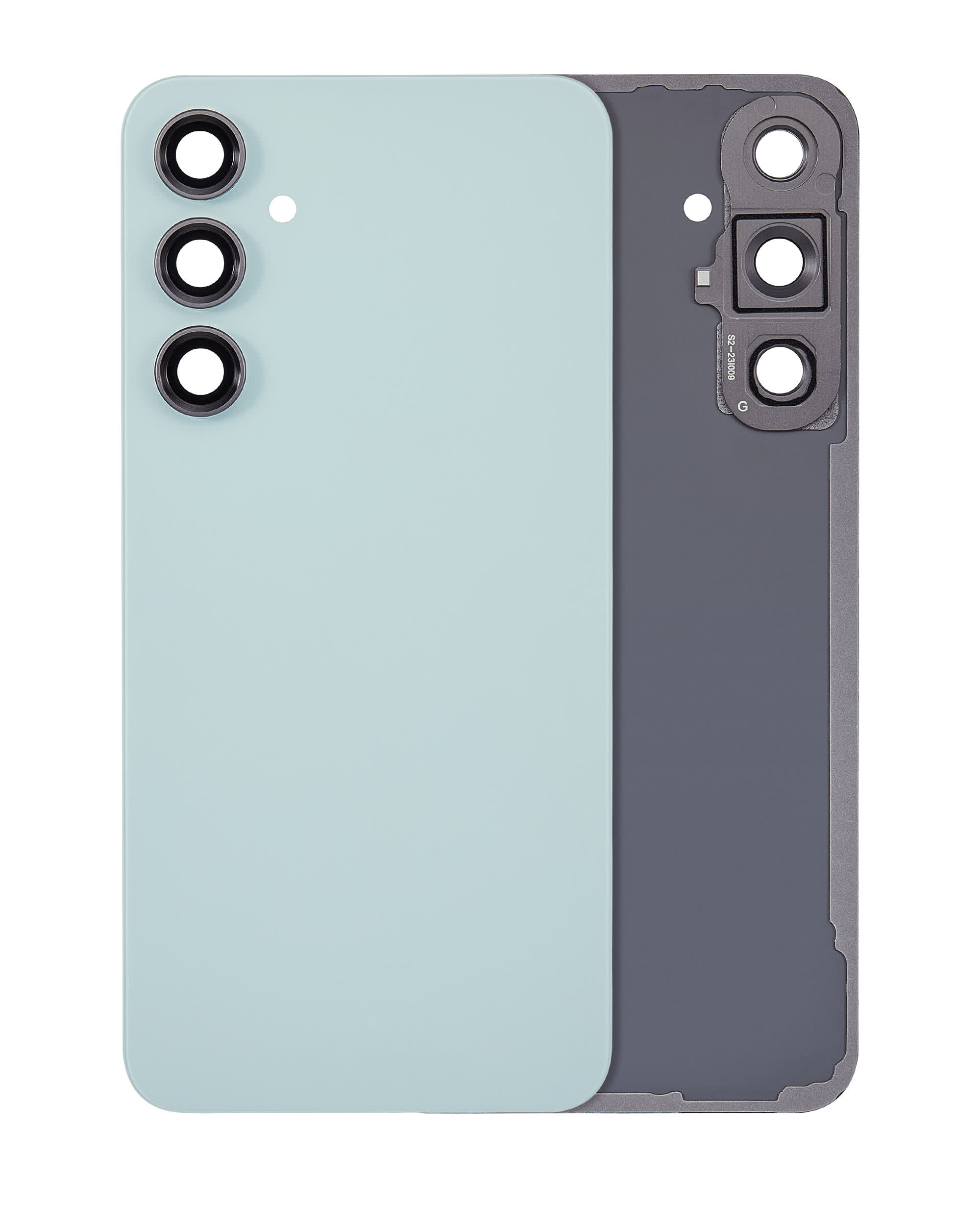 Rückdeckelglas mit Kameraglas für Samsung Galaxy S23 FE 5G (Aftermarket Plus) (Mint)