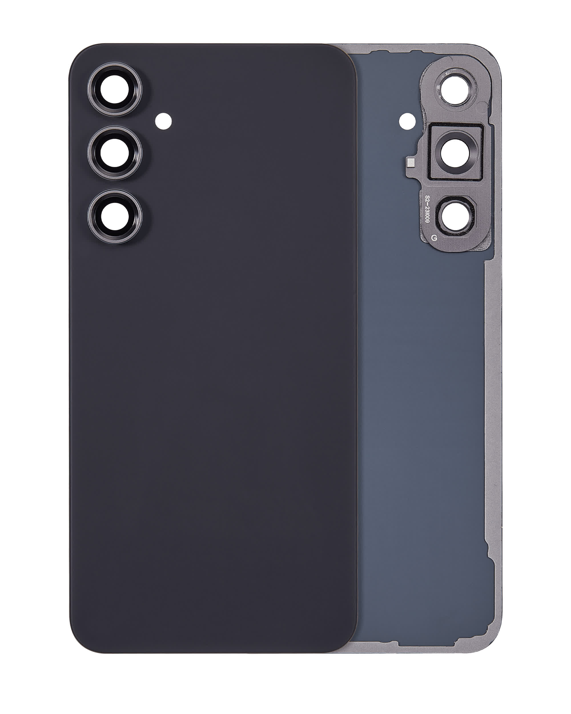 Rückdeckelglas mit Kameraglas für Samsung Galaxy S23 FE 5G (Aftermarket Plus) (Graphite)