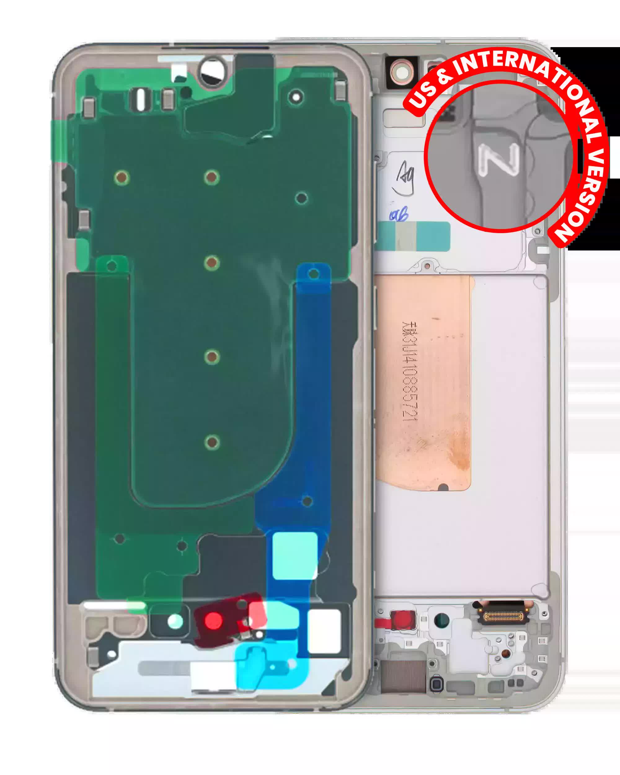 Mittelrahmen für Samsung Galaxy S23 FE (US & International Version) (Cream)
